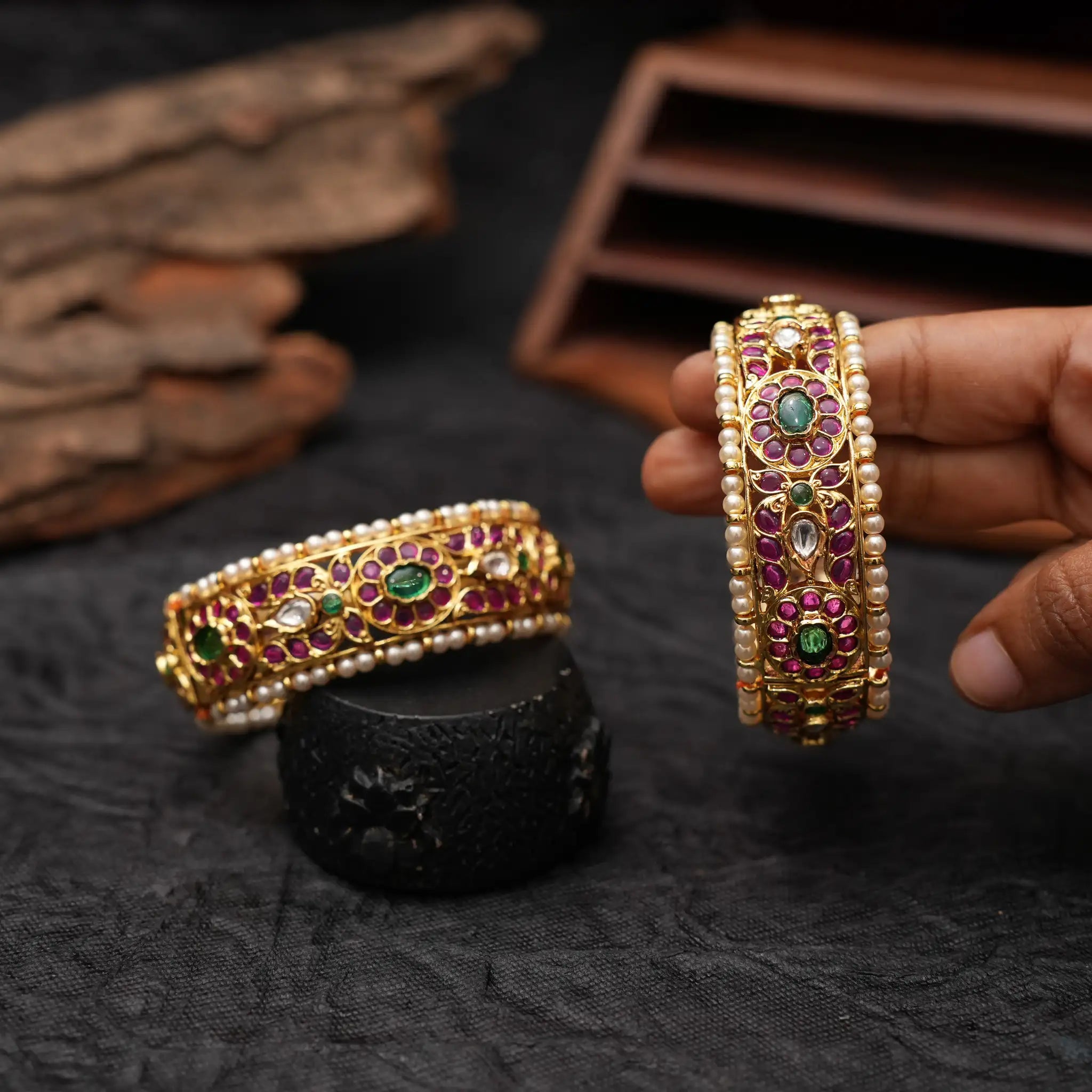 Sidhya Polki Bangles