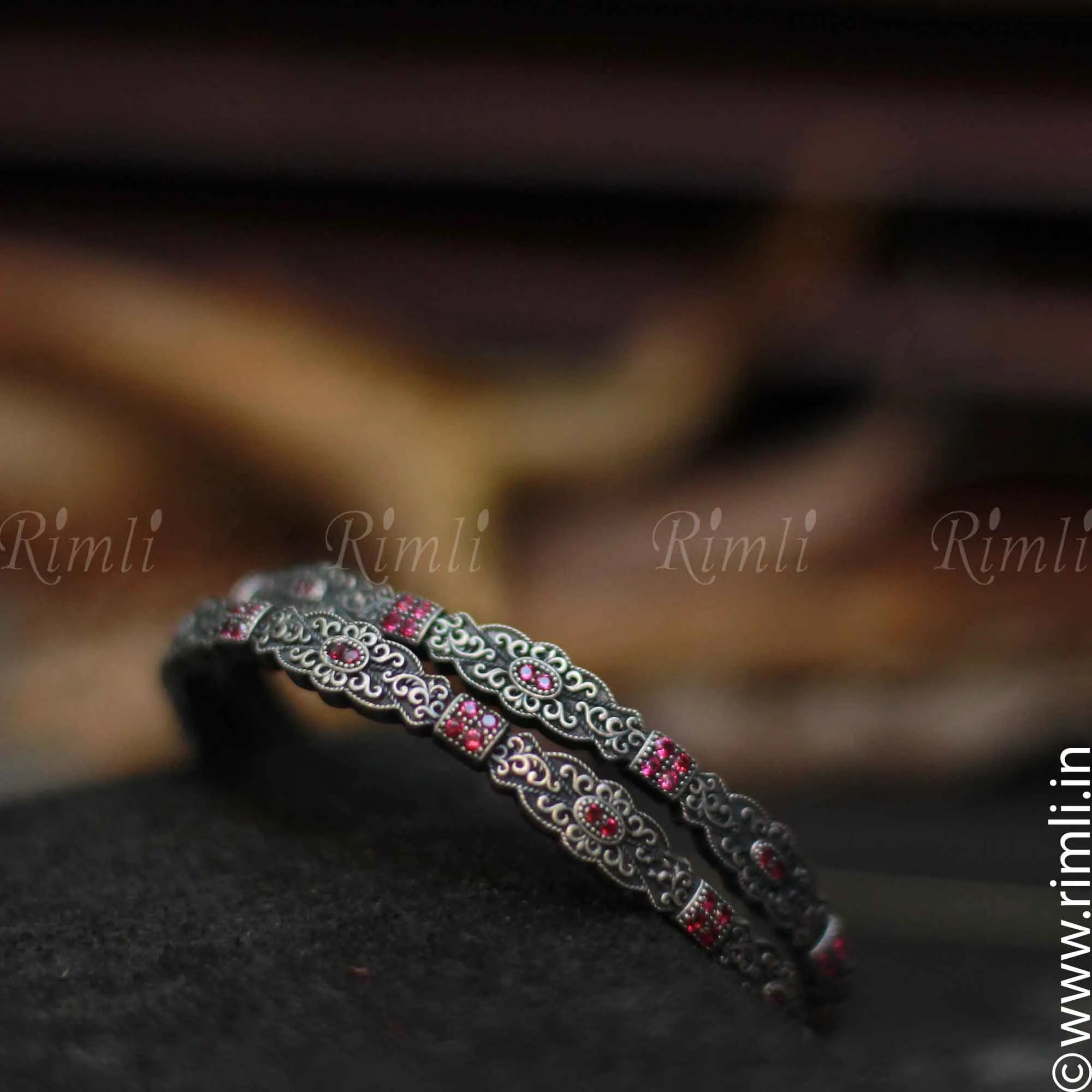 Ethnic 2025 silver bangles