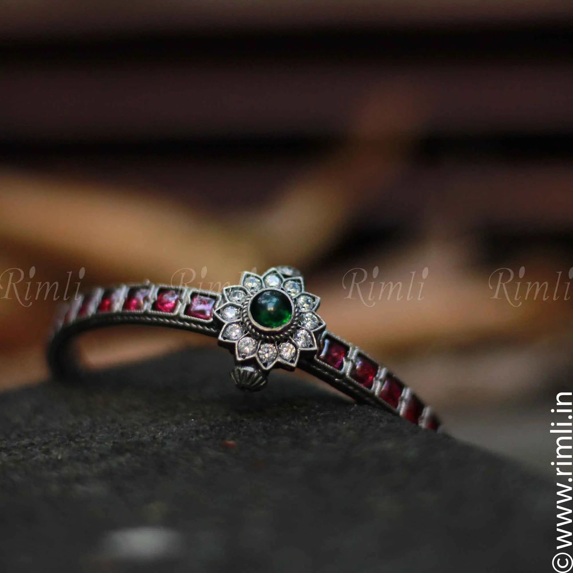 Silver Kada Bangle - Rimli Boutique