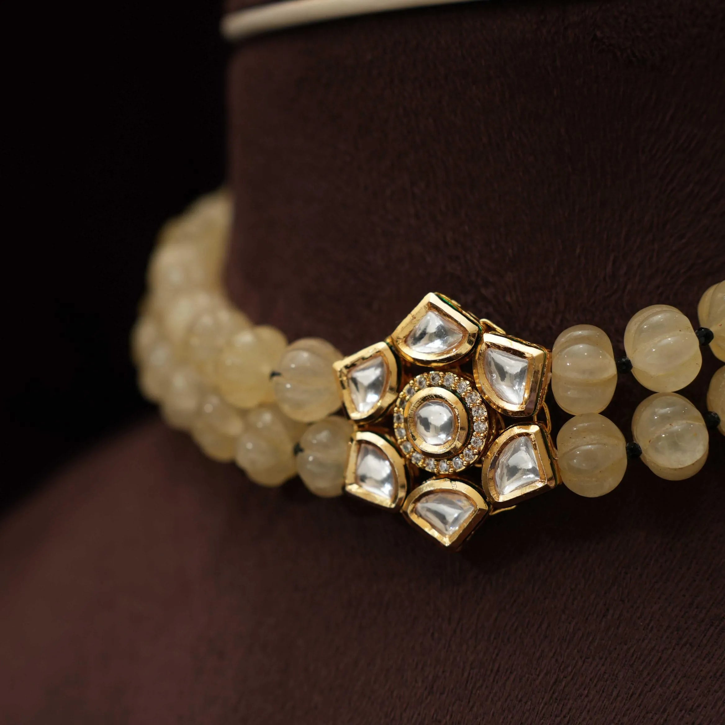 Simrat Beaded Kundan Choker
