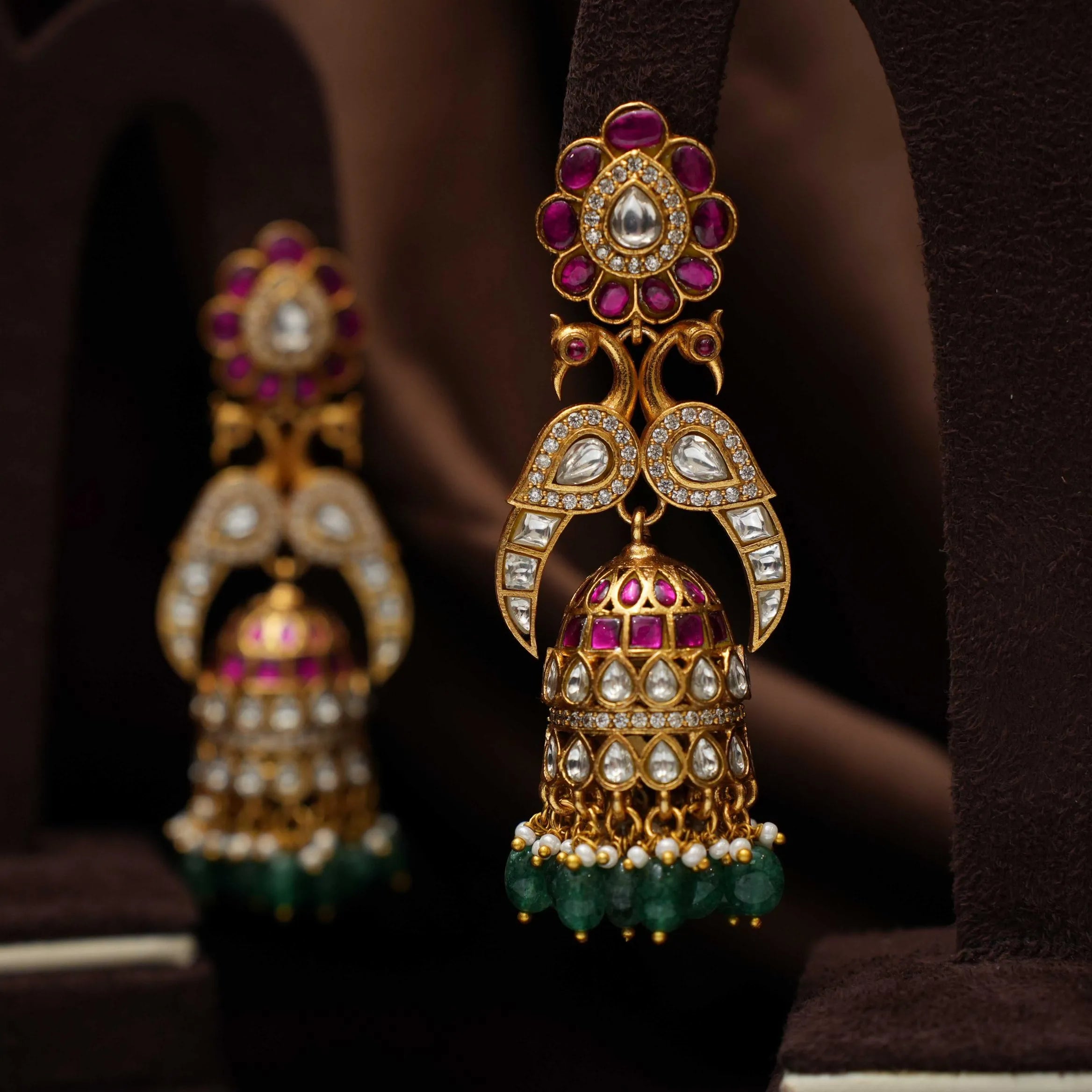 Skylar Polki Jhumka Earrings