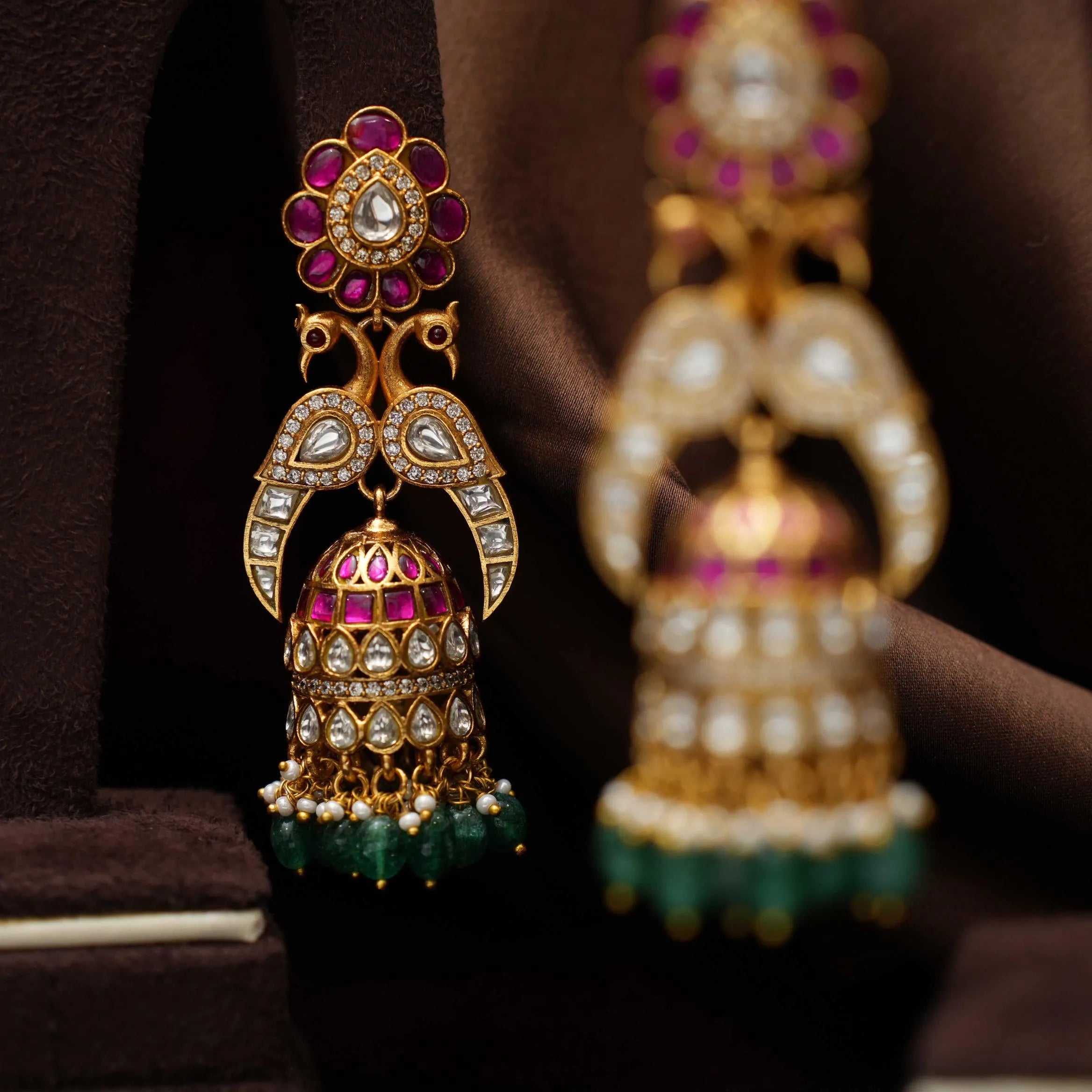 Skylar Polki Jhumka Earrings