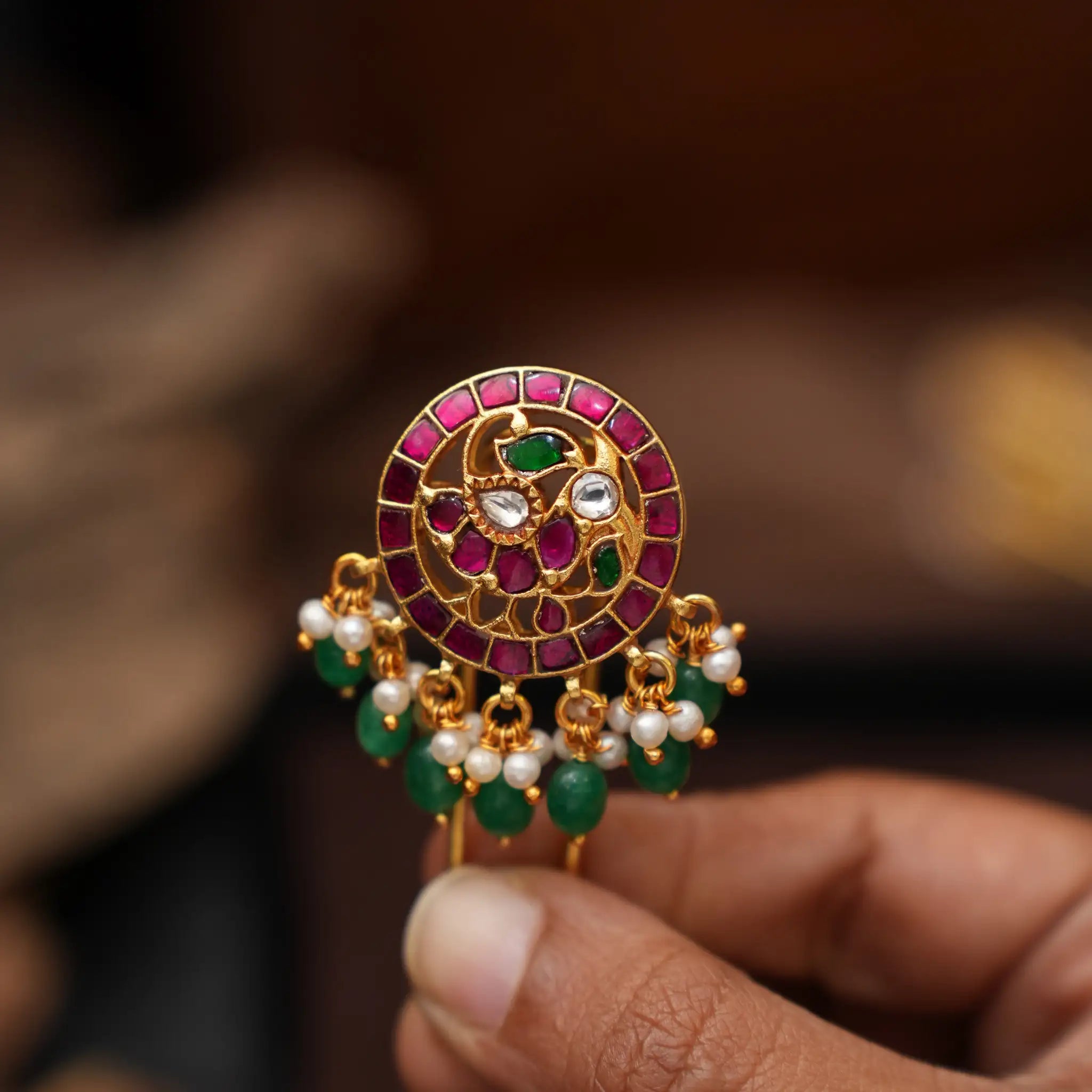 Srinika Silver Hair Pin