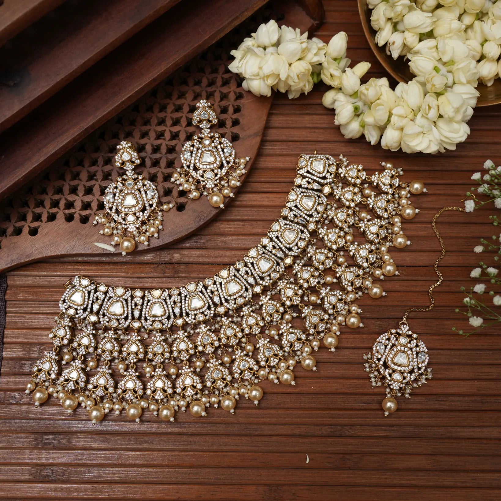 Srivani Statement Polki Choker