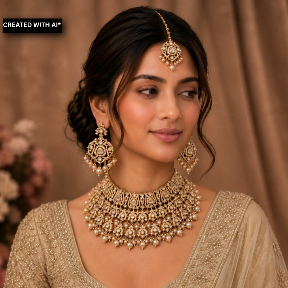 Srivani Statement Polki Choker