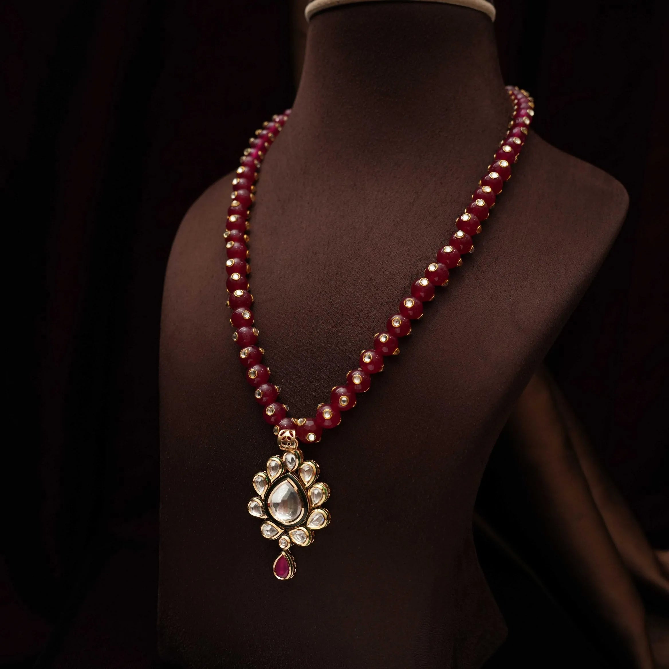 Sriya Beaded Kundan Necklace