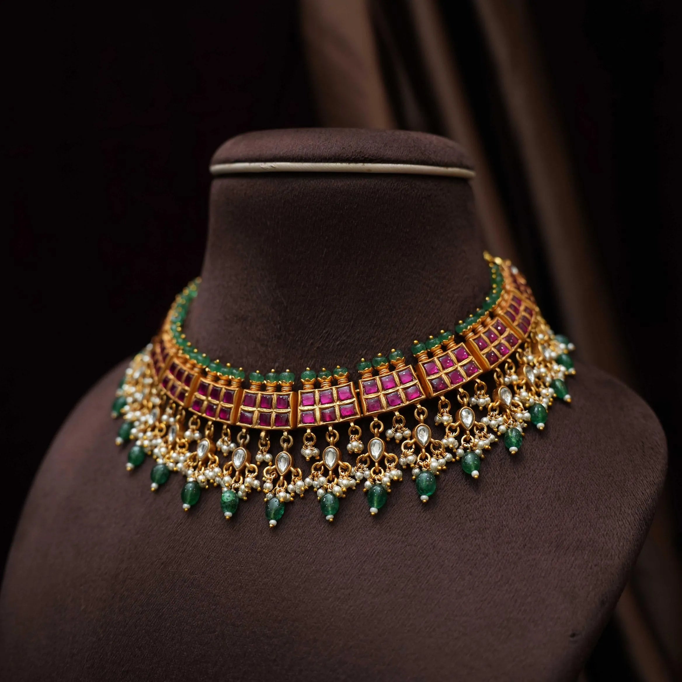 Sruthi Silver Necklace