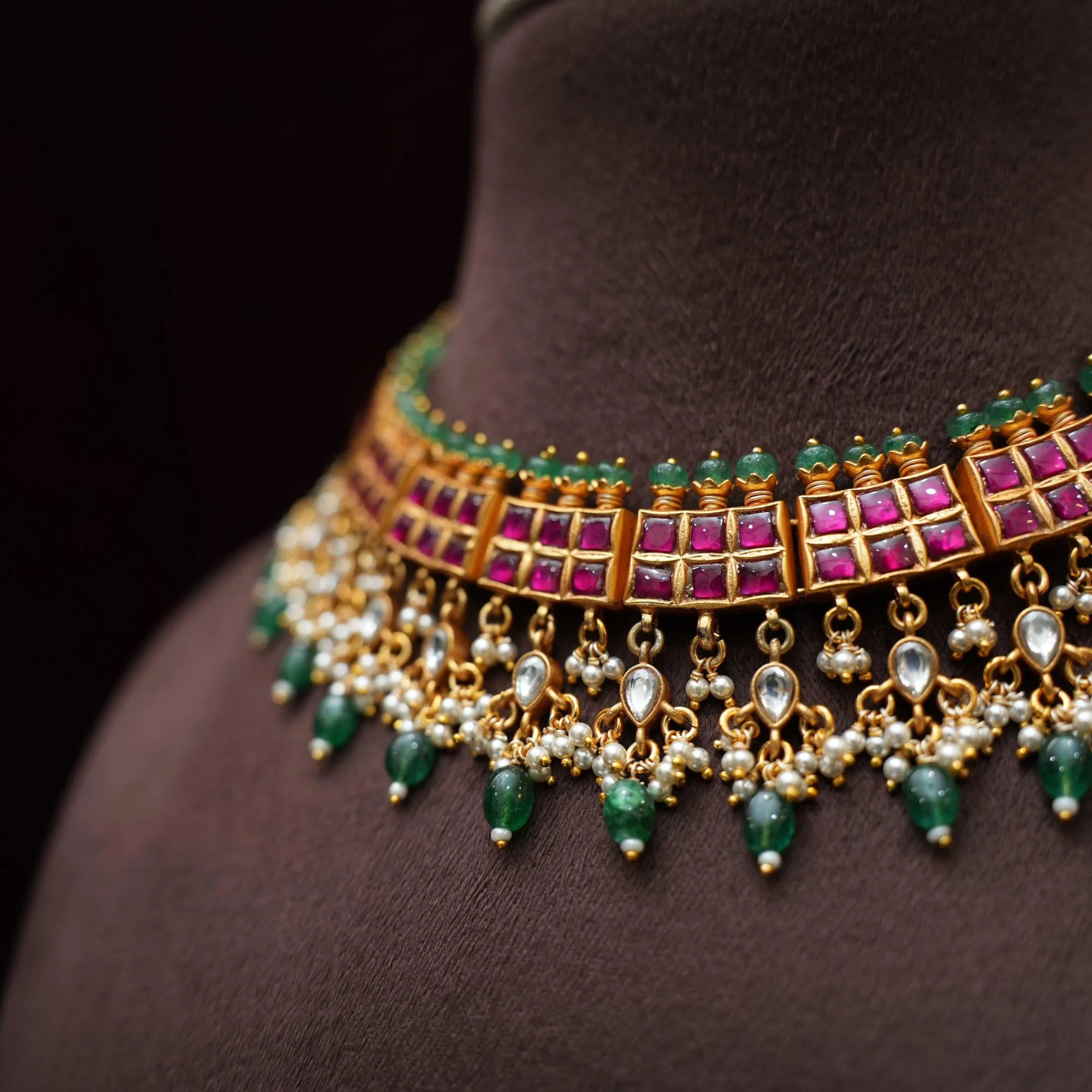 Sruthi Silver Necklace