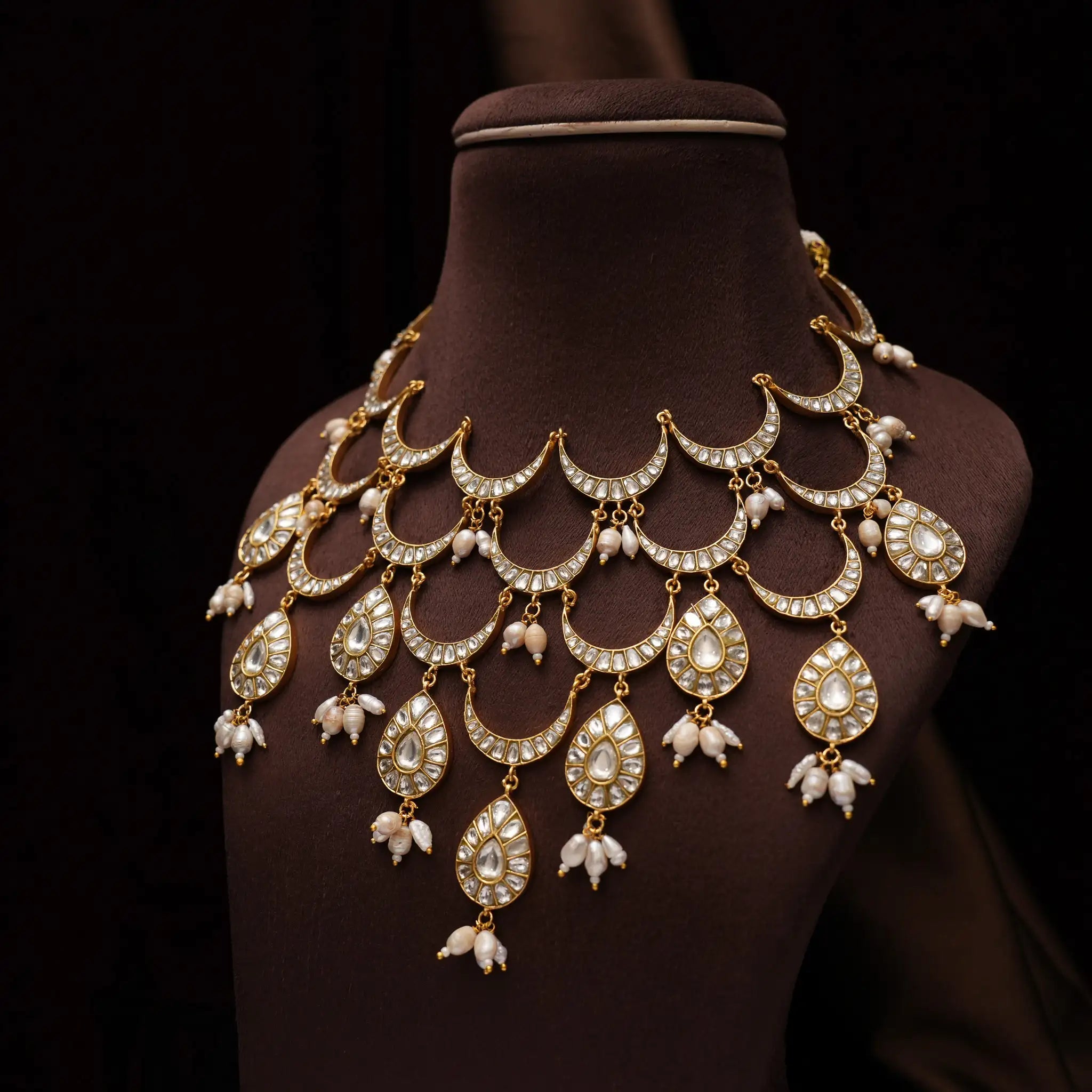 Suhana Statement Polki Necklace