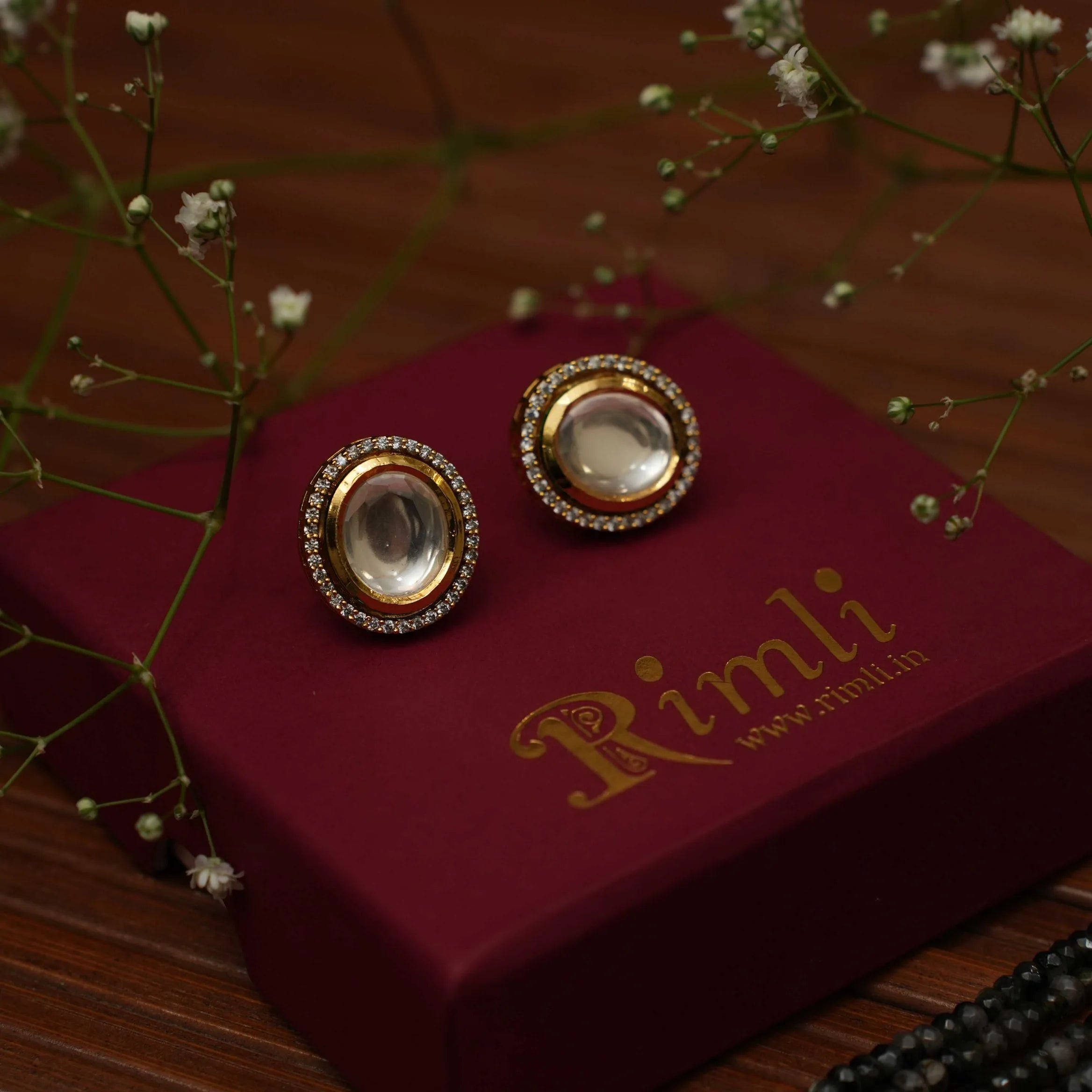 Sunita Beaded Choker Set - Black