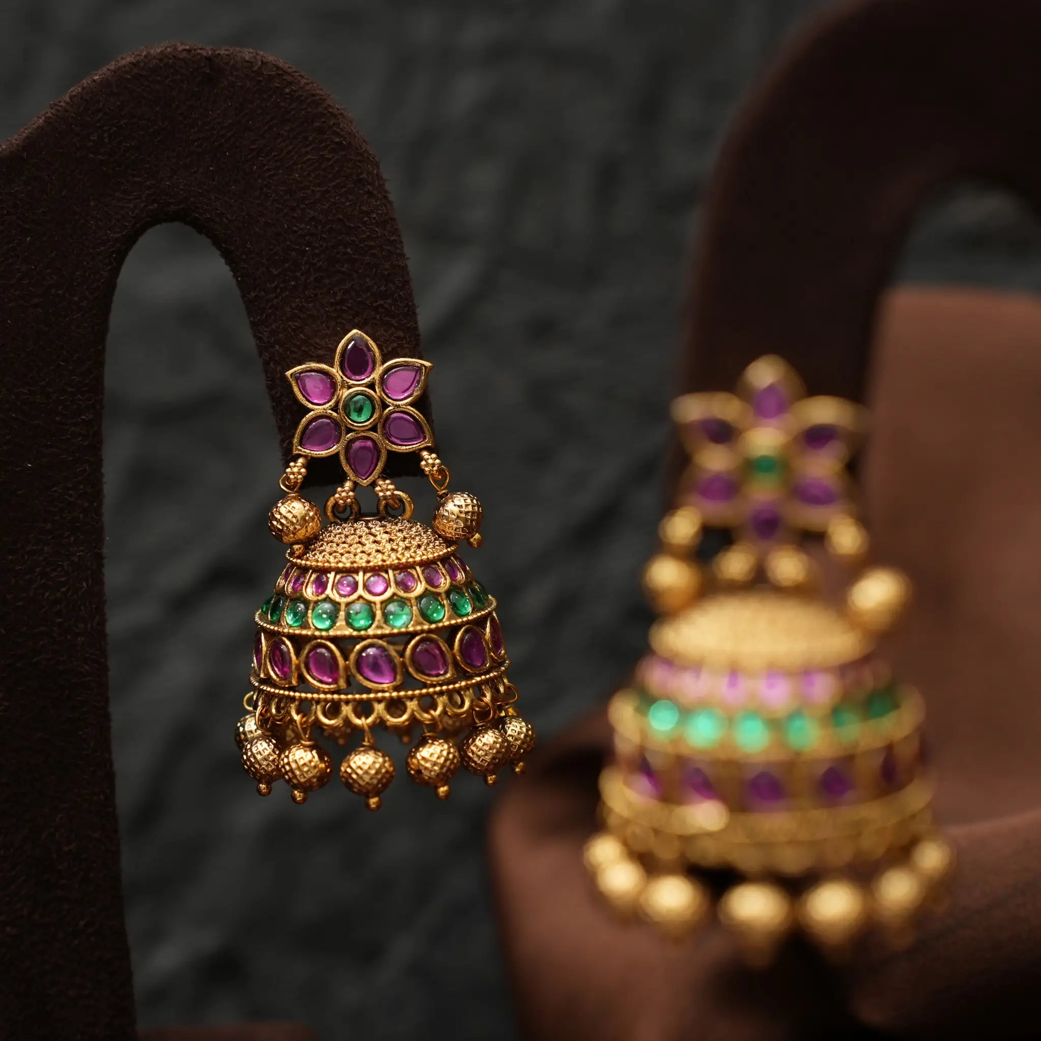 Sunitha Antique Jhumka Earrings
