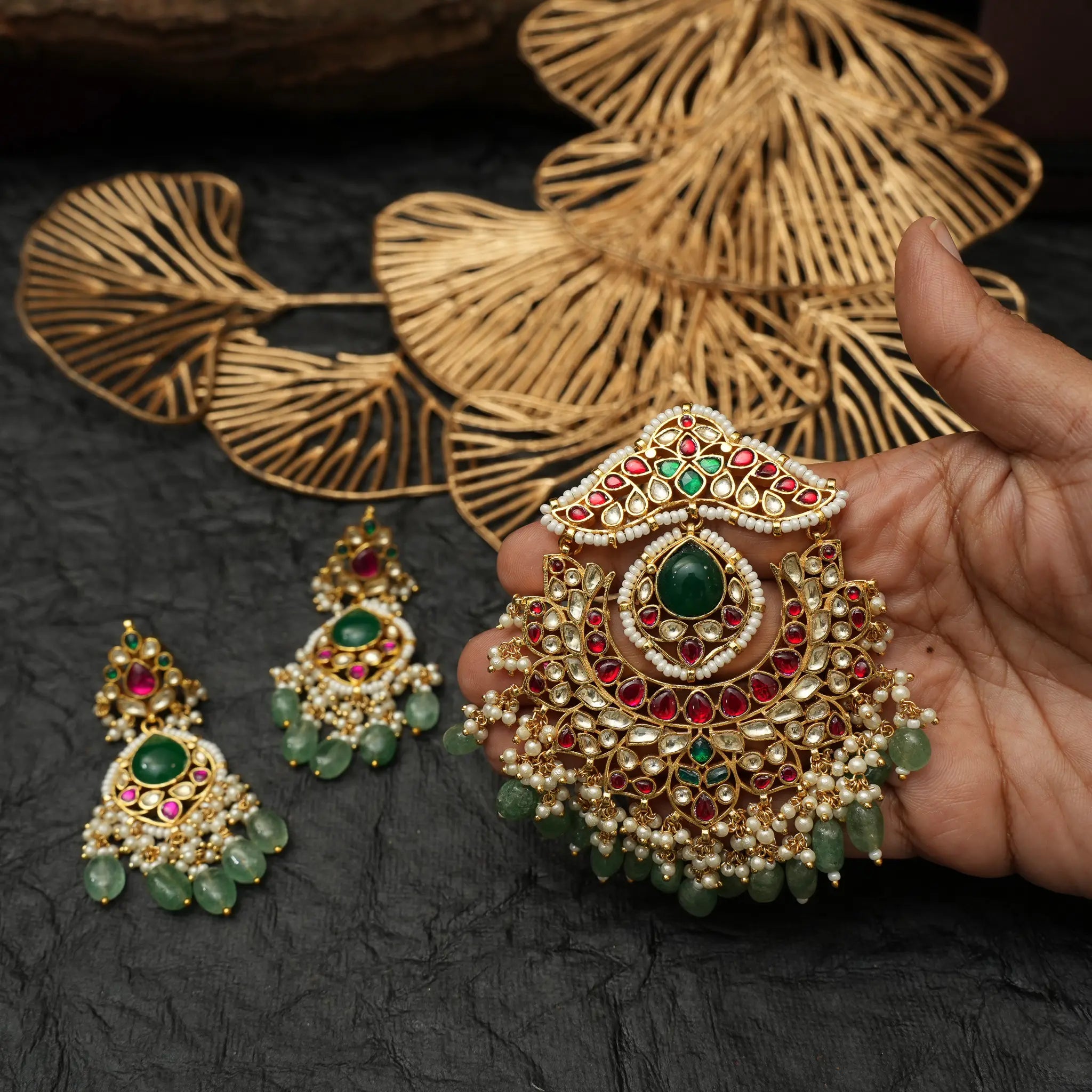 Swanika Polki Pendant