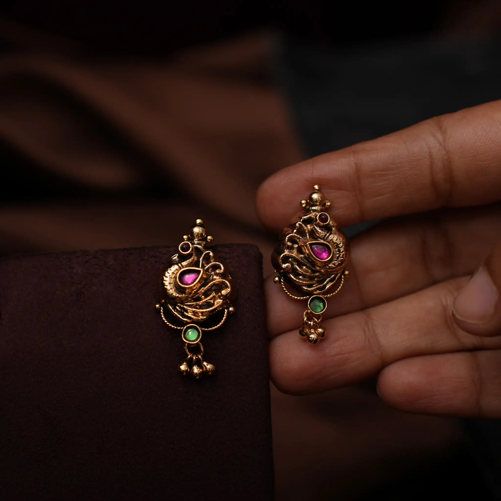 Swara Antique Ear Stud