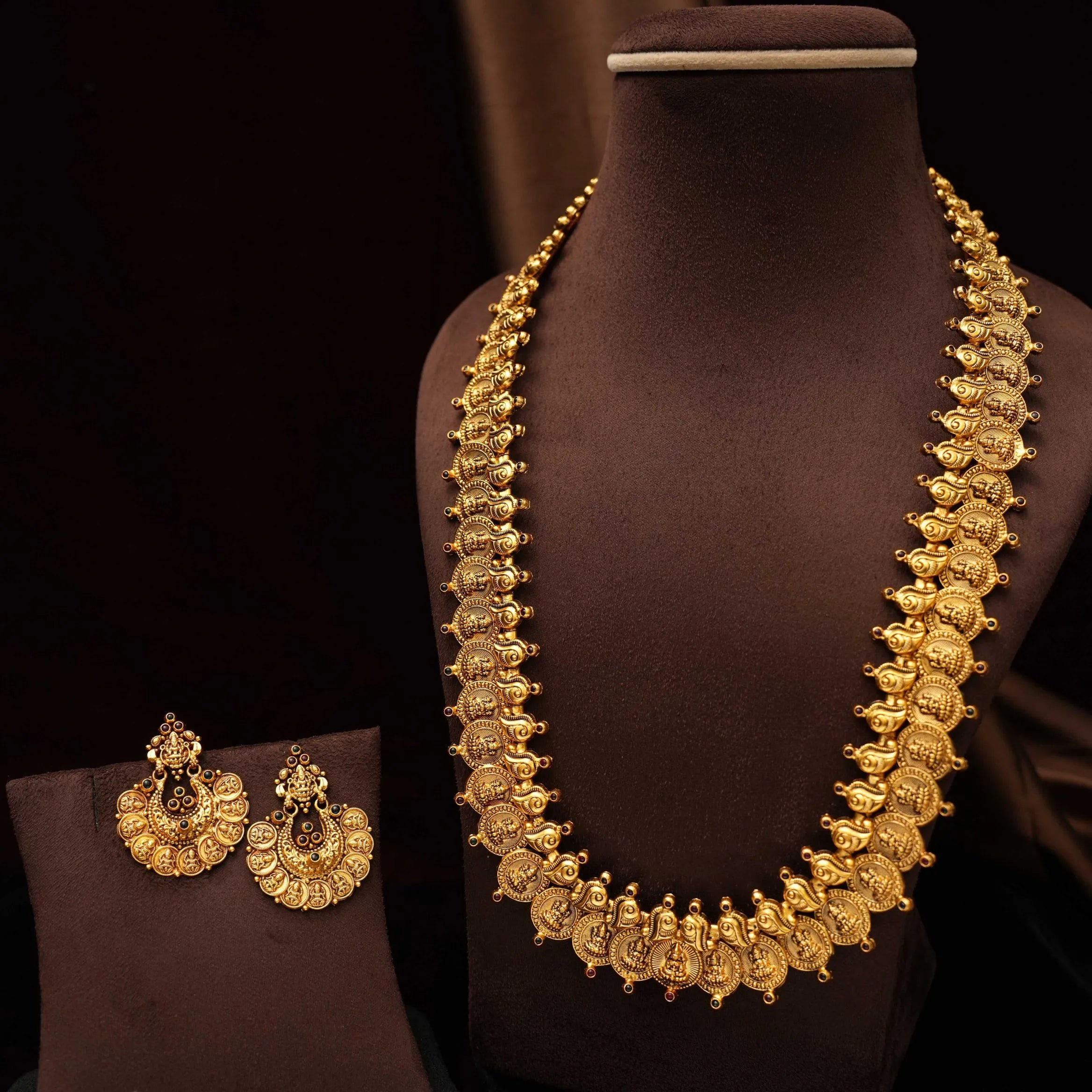 Swarali Silver Coin Necklace