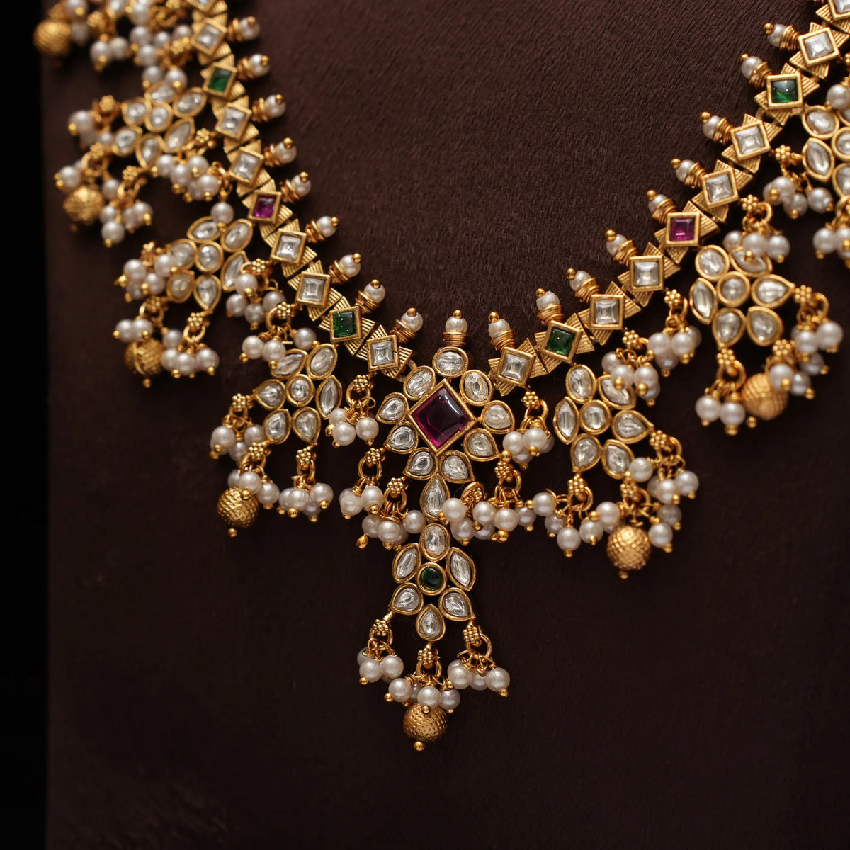 Swasti Antique Guttupusulu Necklace