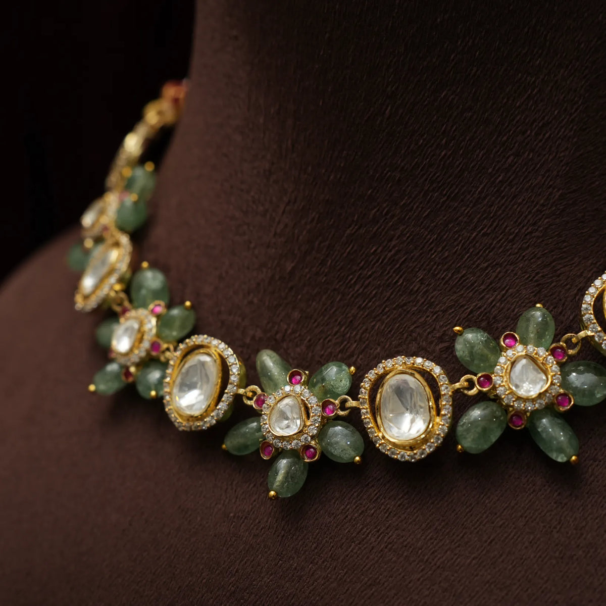 Taisiya Victorian Polki Necklace