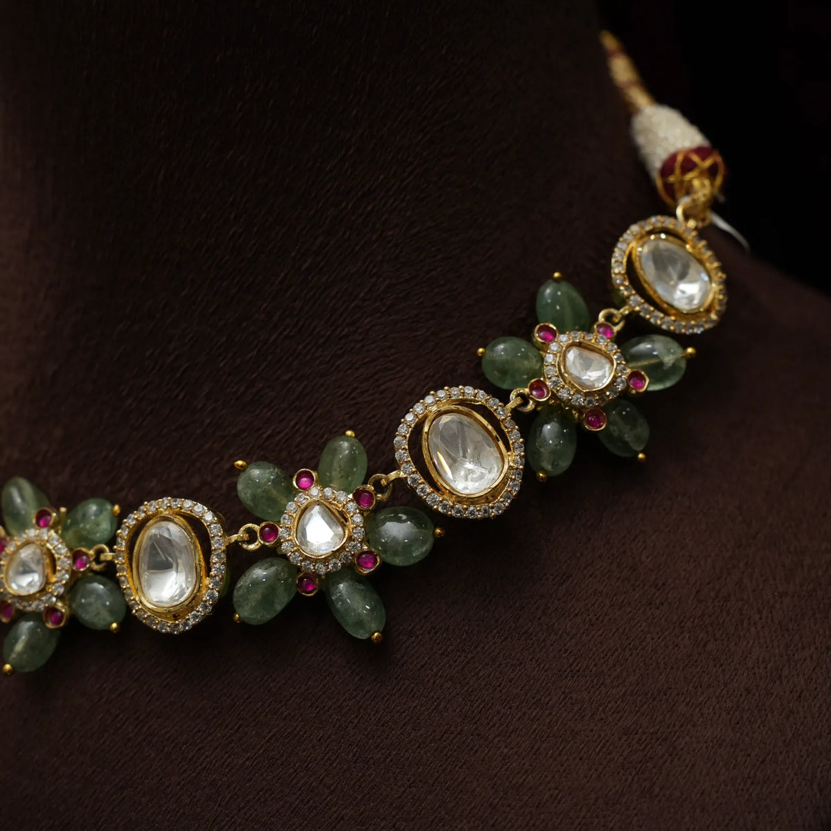 Taisiya Victorian Polki Necklace