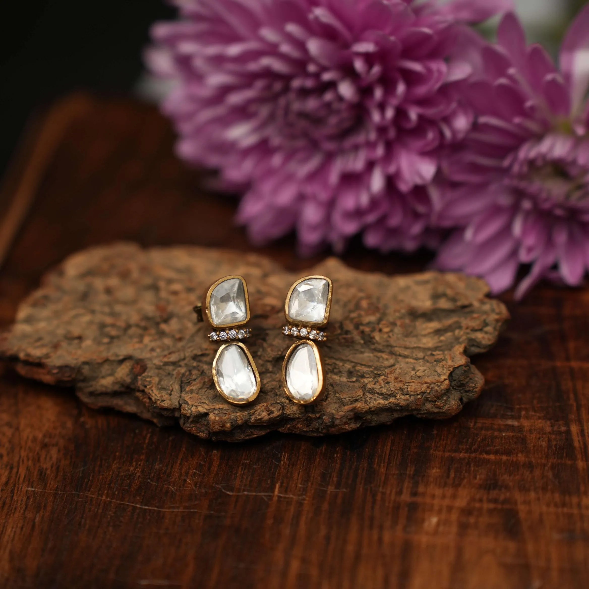 Tajia Silver Dual Tone Necklace