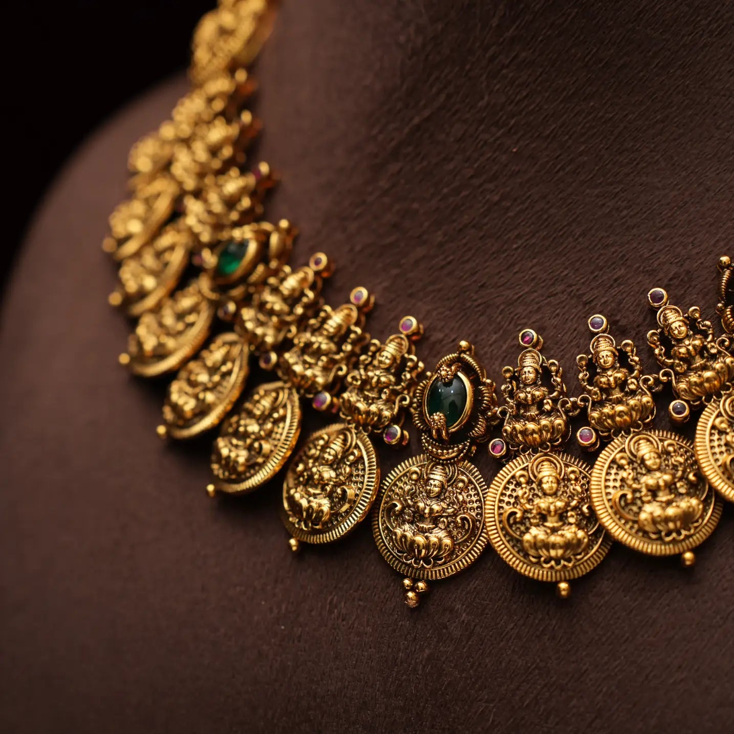 Tamarai Antique Necklace - Green