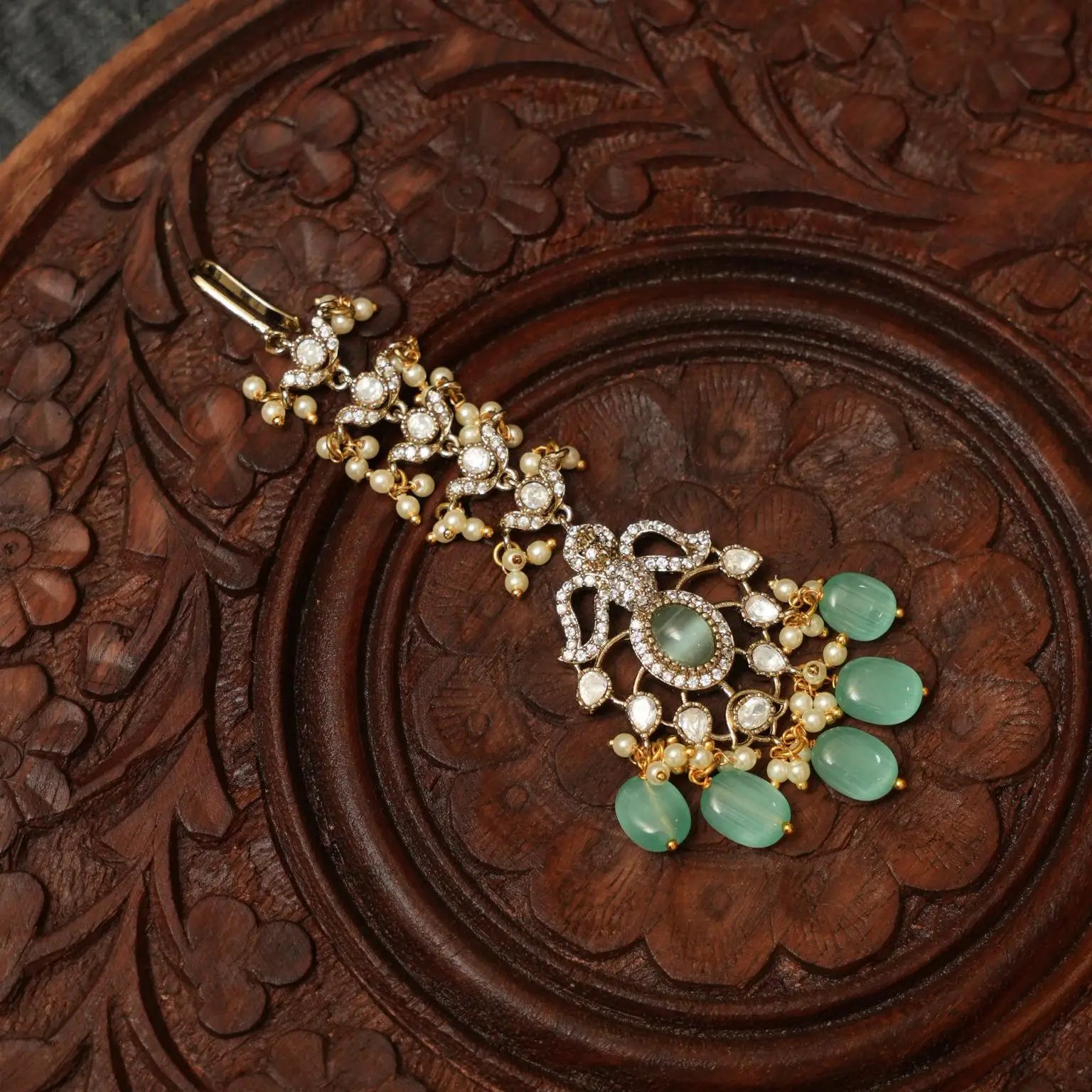 Tanaya Victorian Tikka - Pastel Green