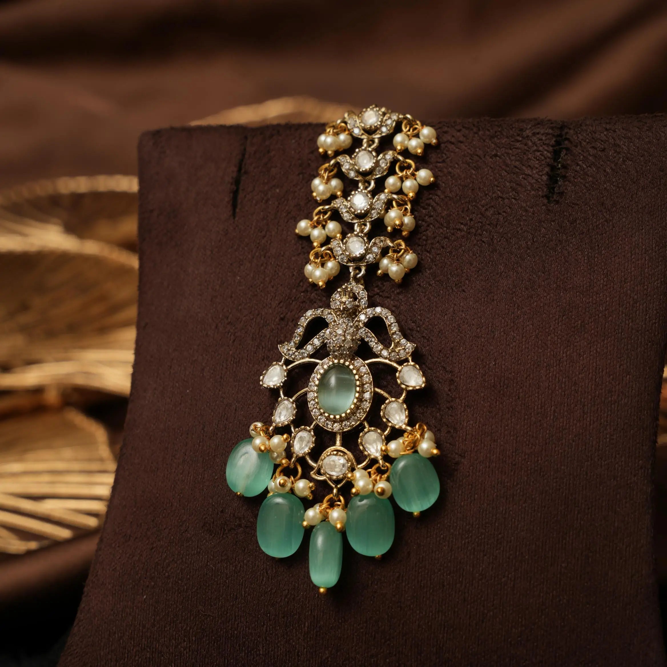 Tanaya Victorian Tikka - Pastel Green