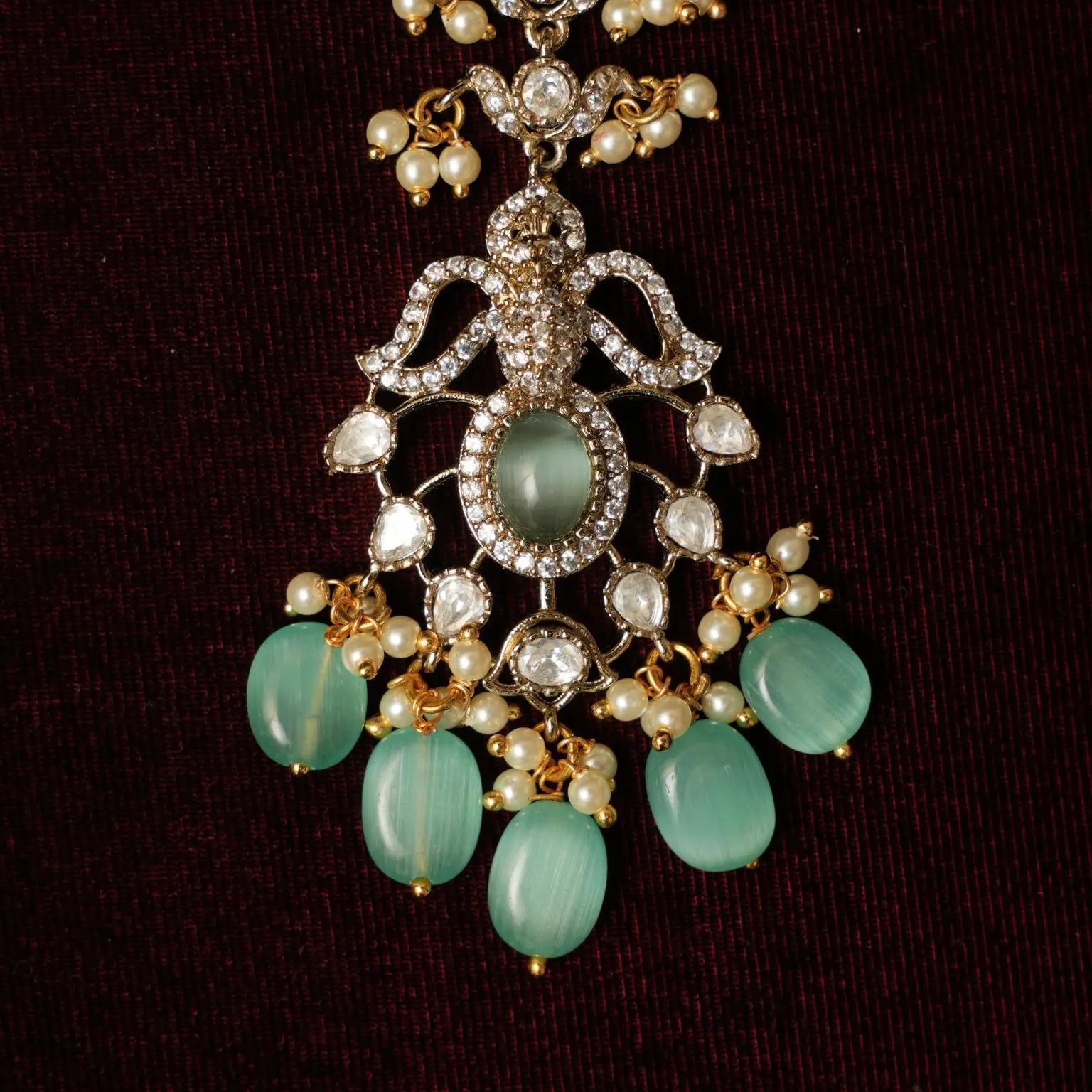 Tanaya Victorian Tikka - Pastel Green