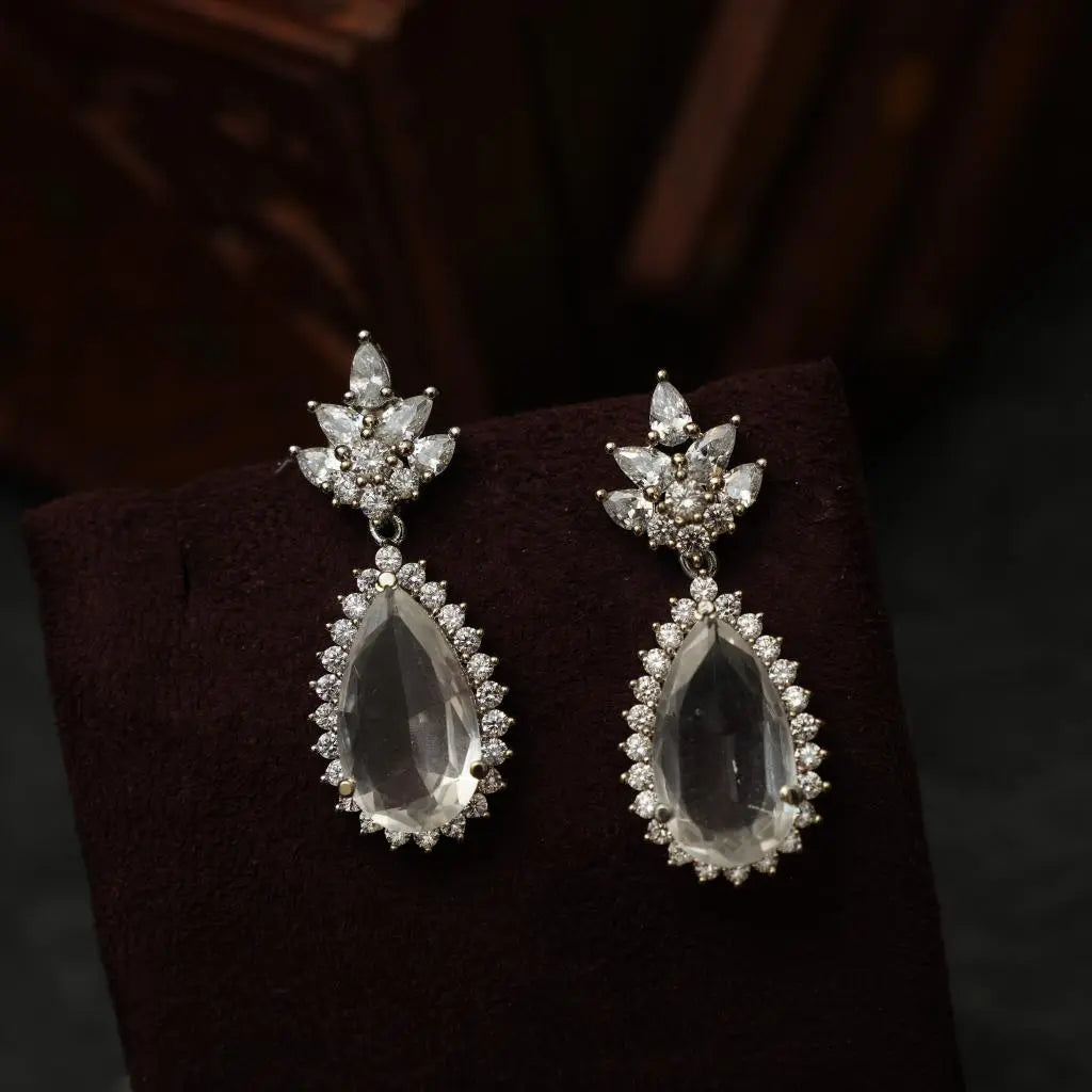 Tania Zircon Earrings