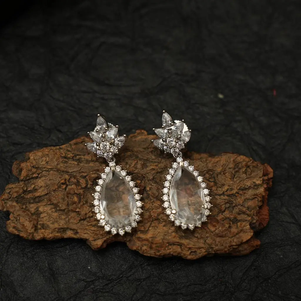 Tania Zircon Earrings