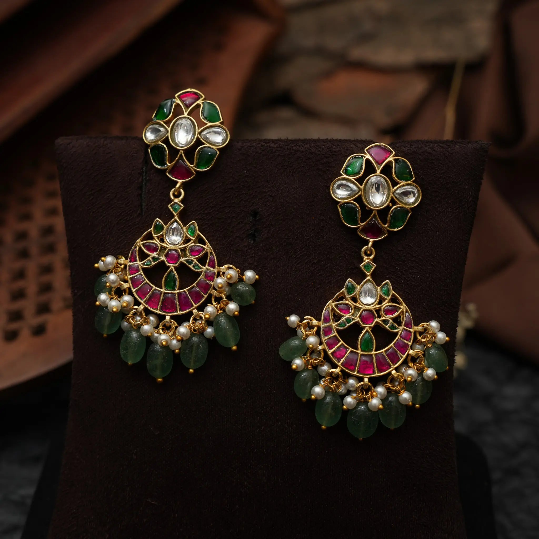 Tapi Polki Designer Earrings