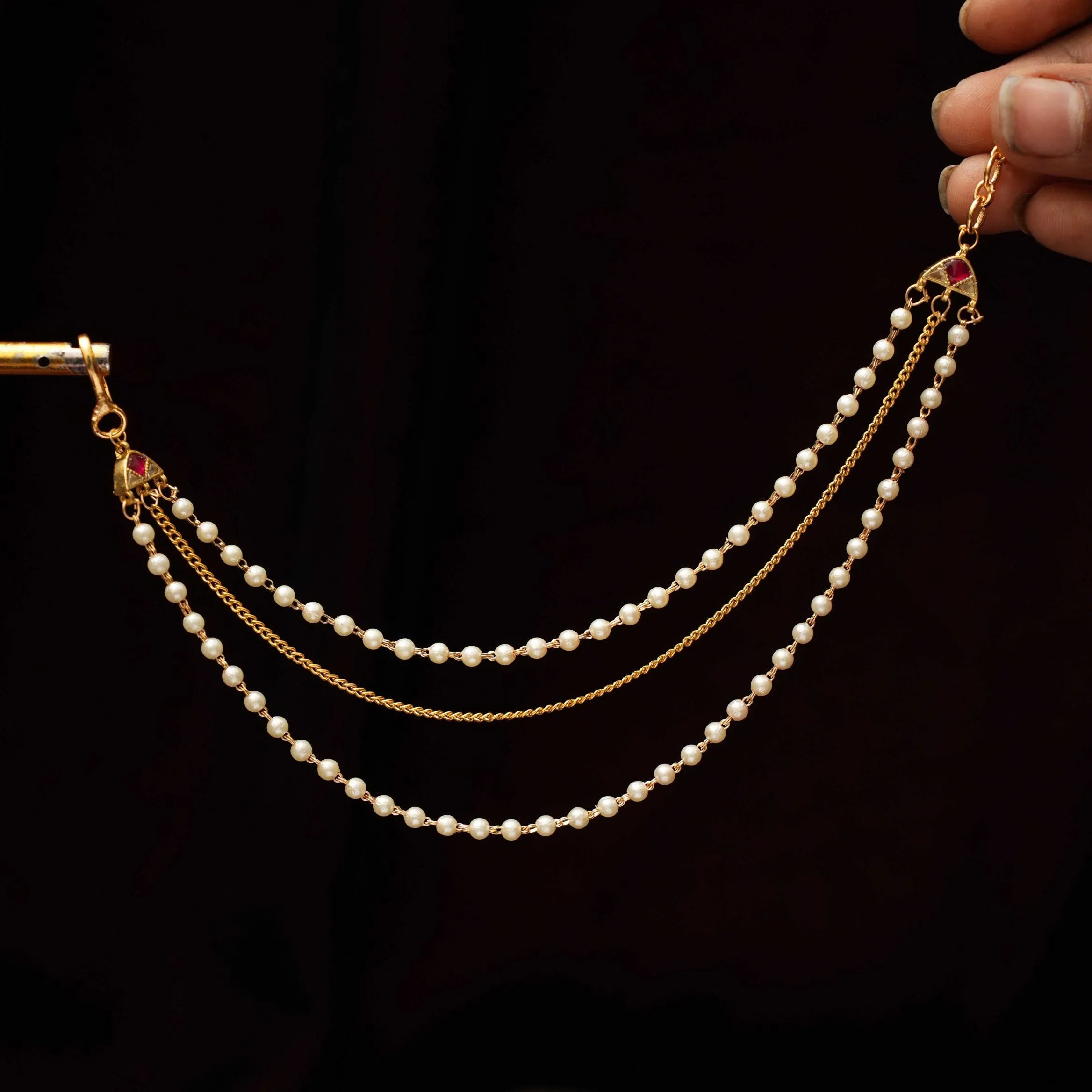 Tarini Polki Ear Chain