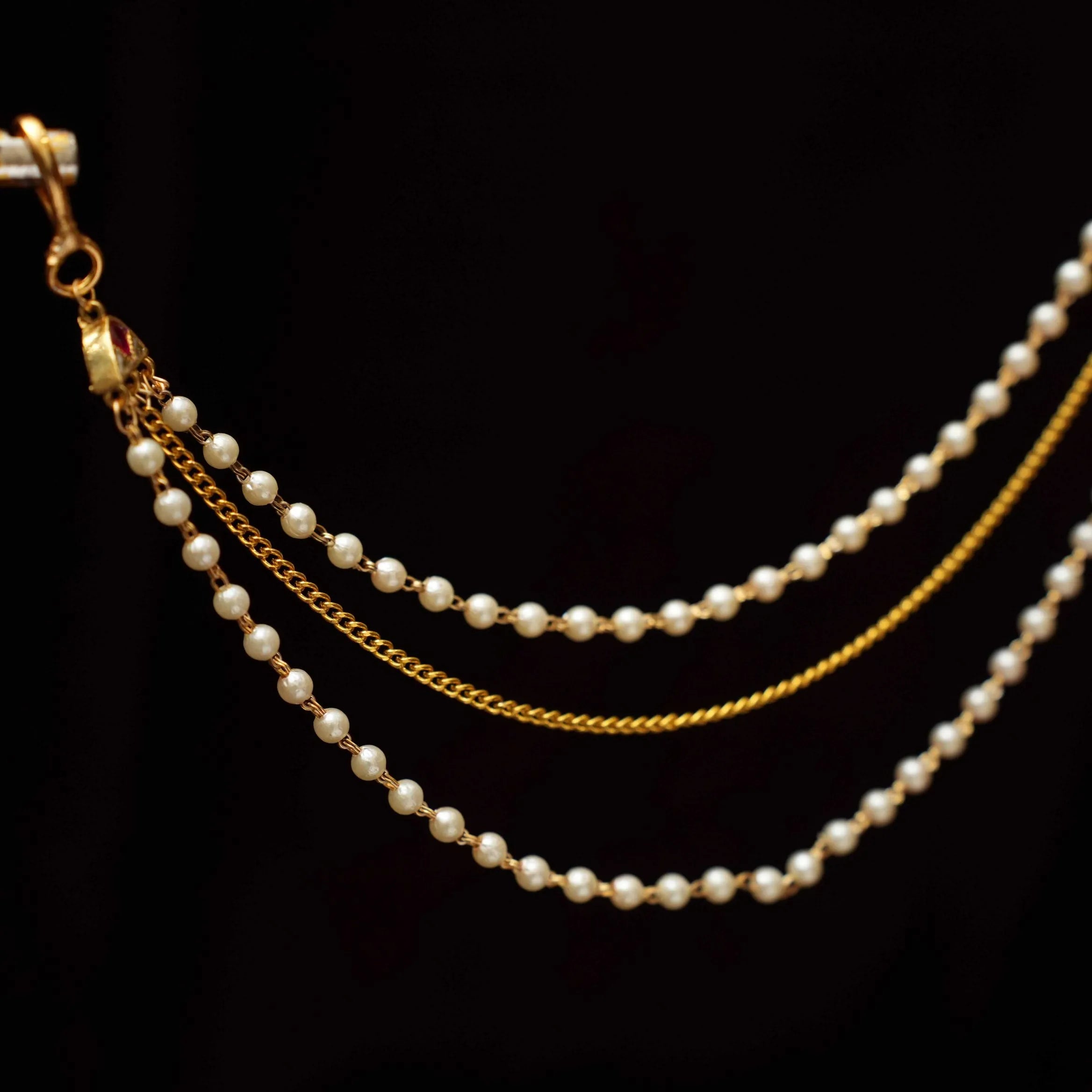 Tarini Polki Ear Chain