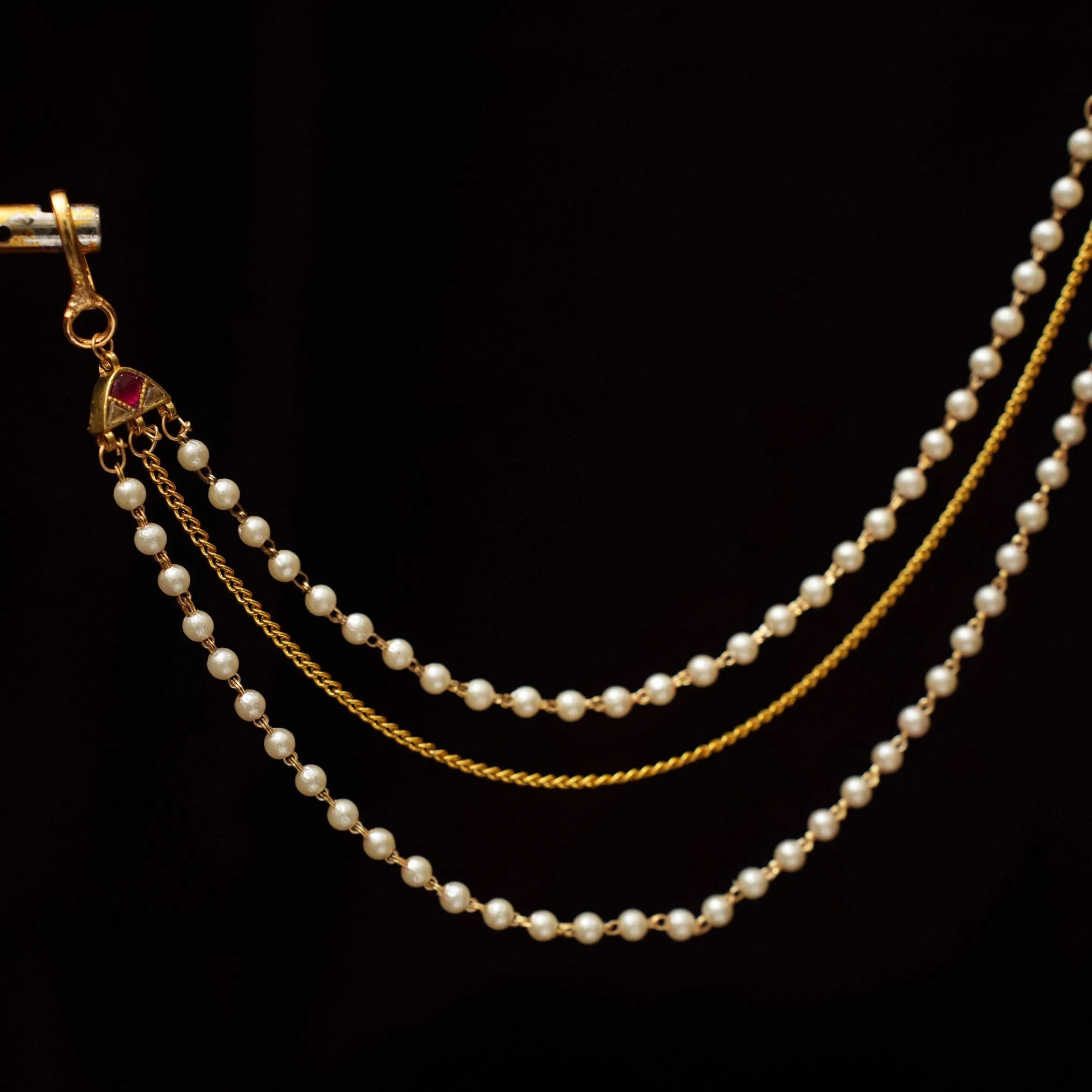 Tarini Polki Ear Chain