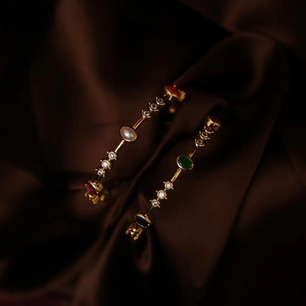 Taru Antique Bangles - Multicolor