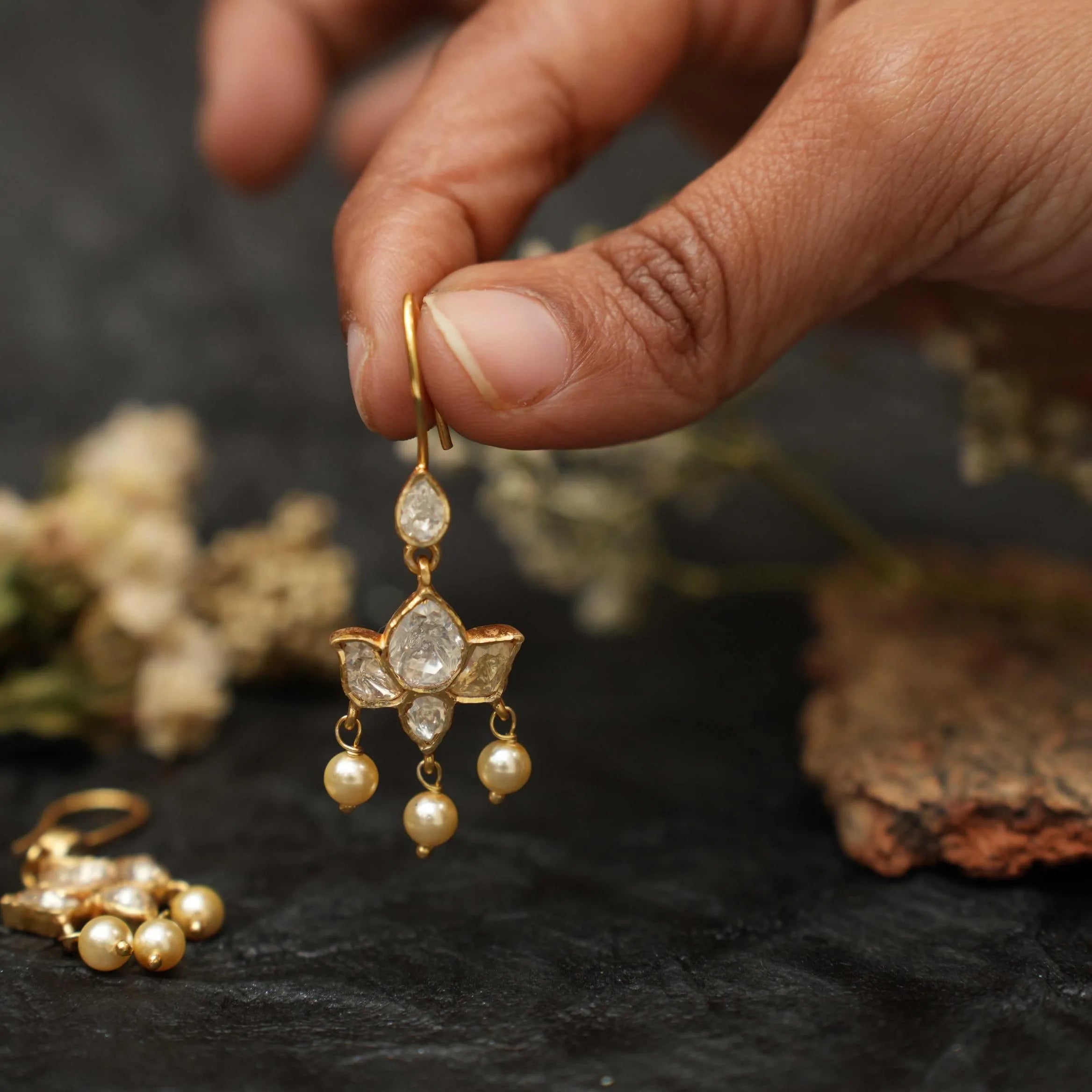 Tashi Silver Hoop Earrings