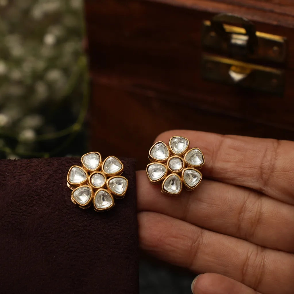 Tavin Polki Ear Stud