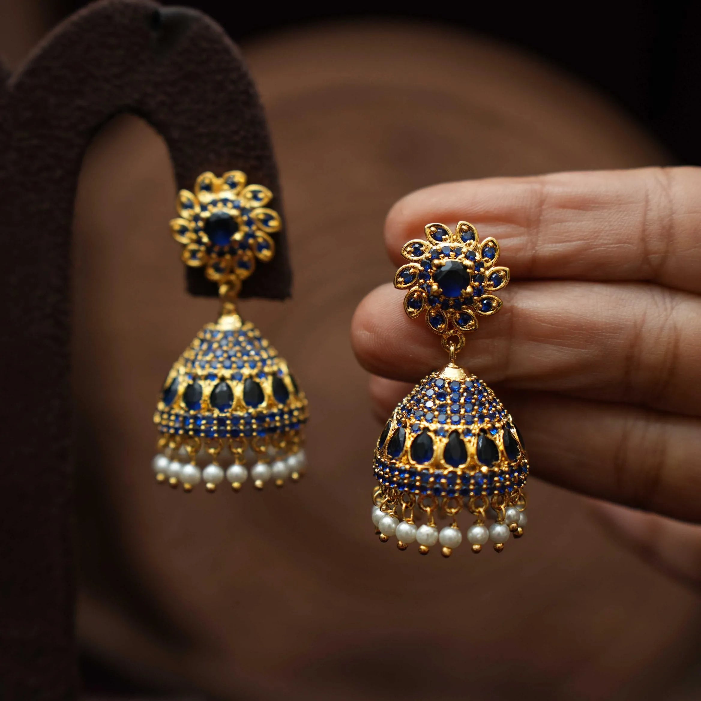 Tavisa Antique Jhumka Earrings