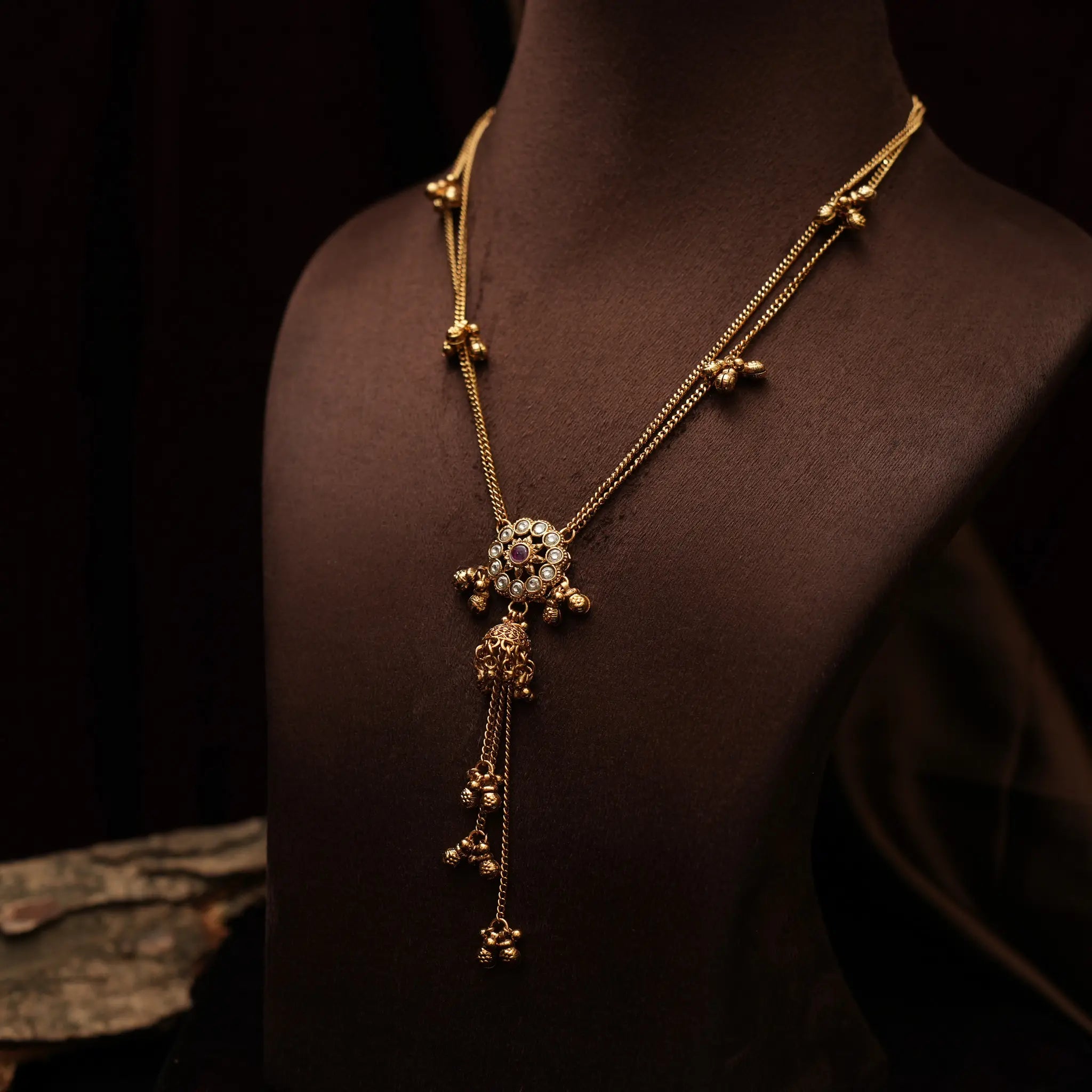 Tayira Antique Necklace - White