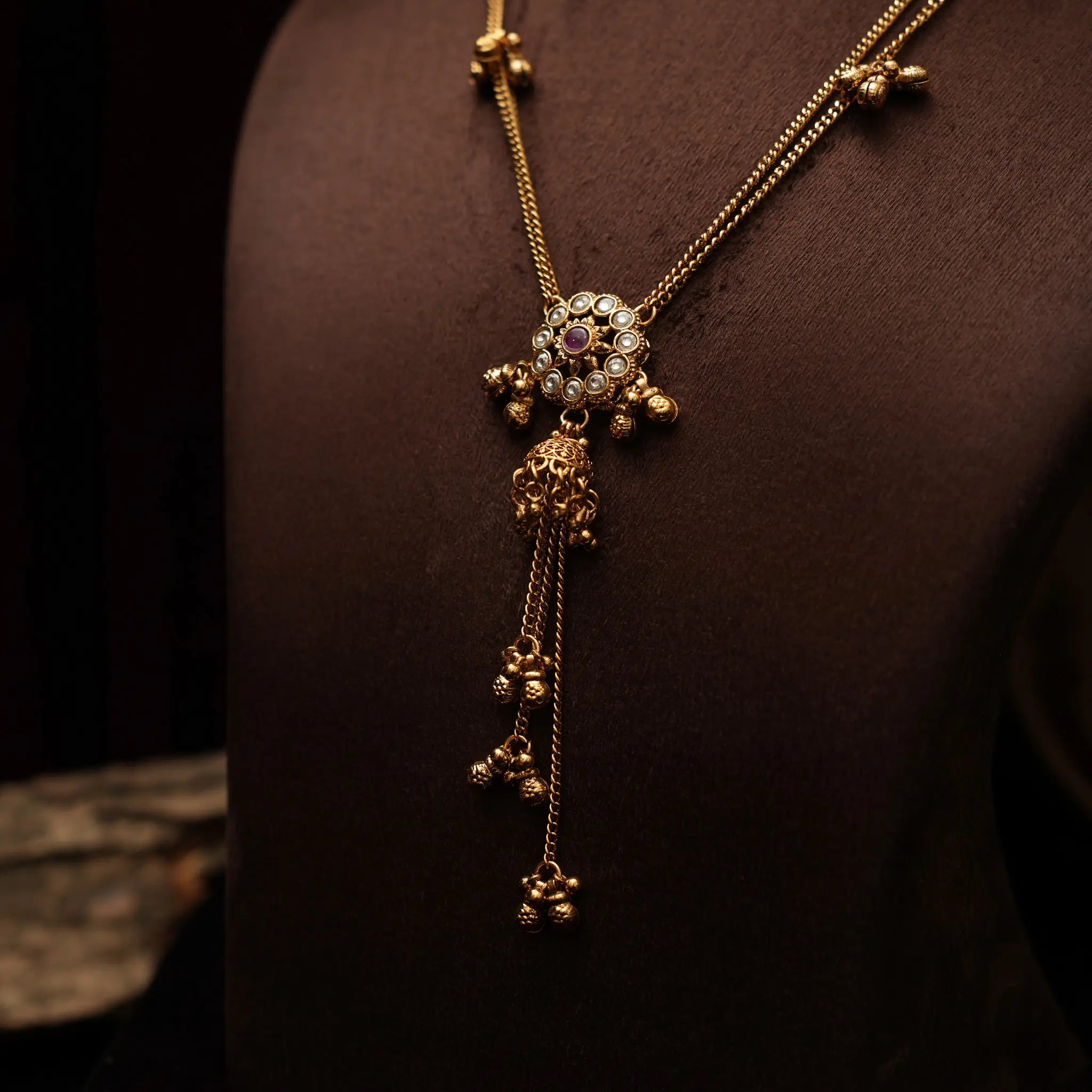 Tayira Antique Necklace - White