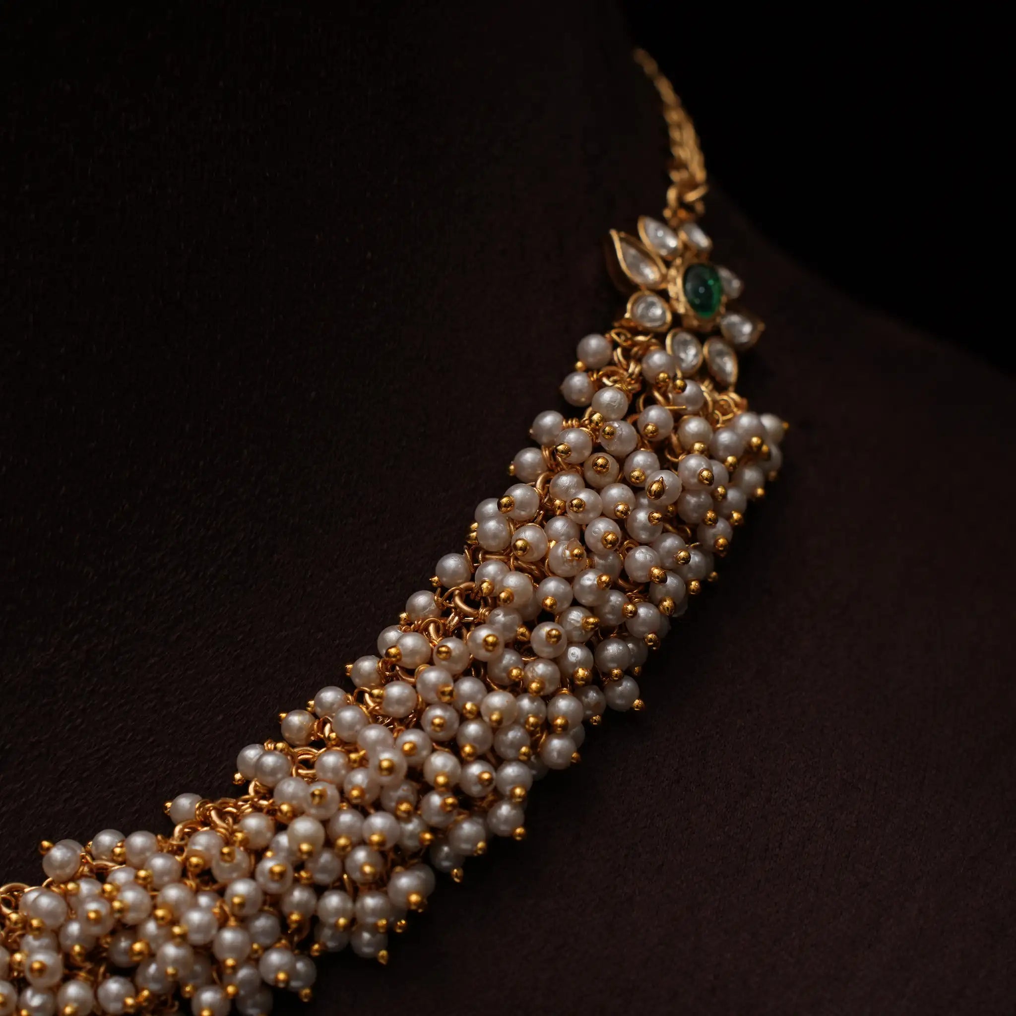Teju Antique Necklace - Pearl