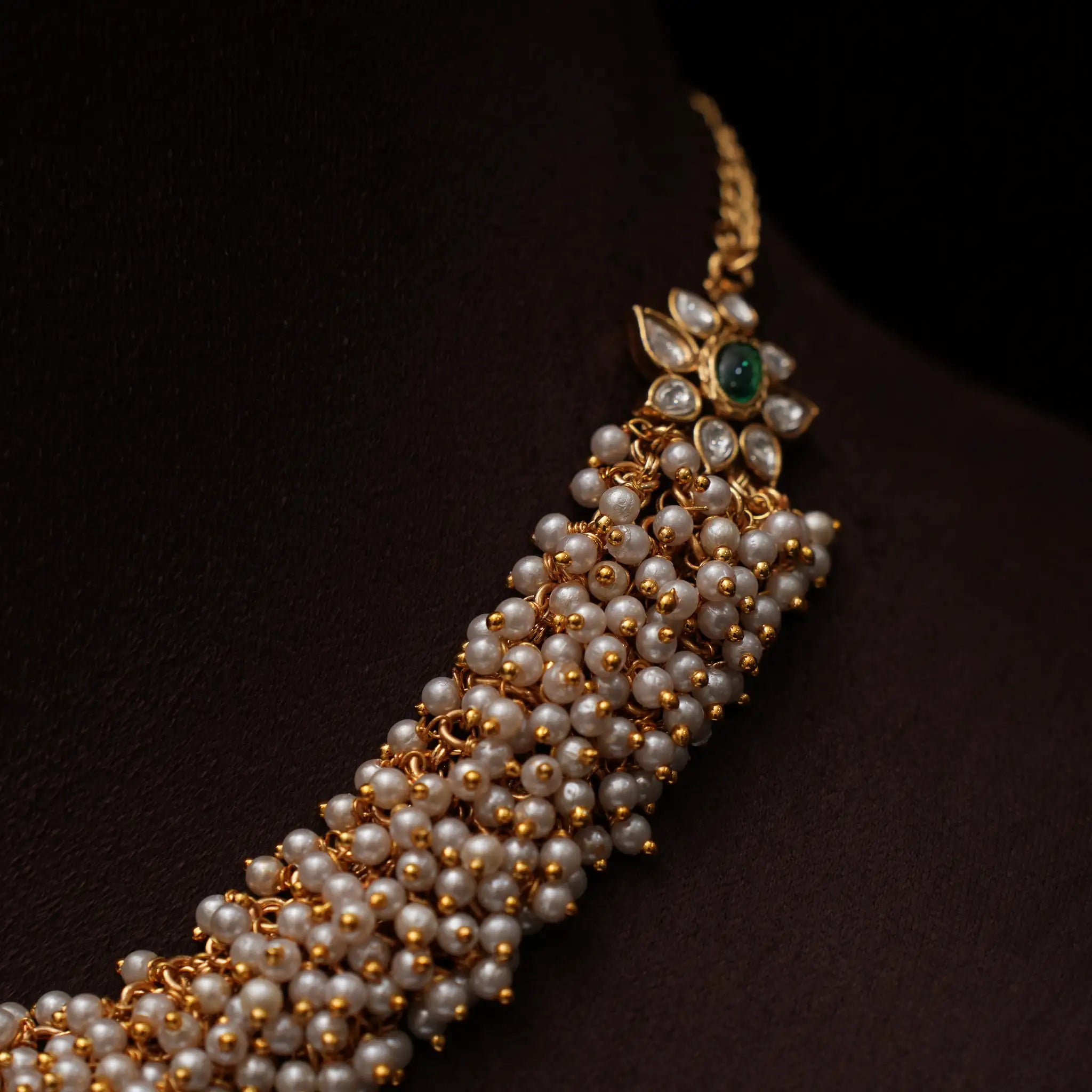 Teju Antique Necklace - Pearl