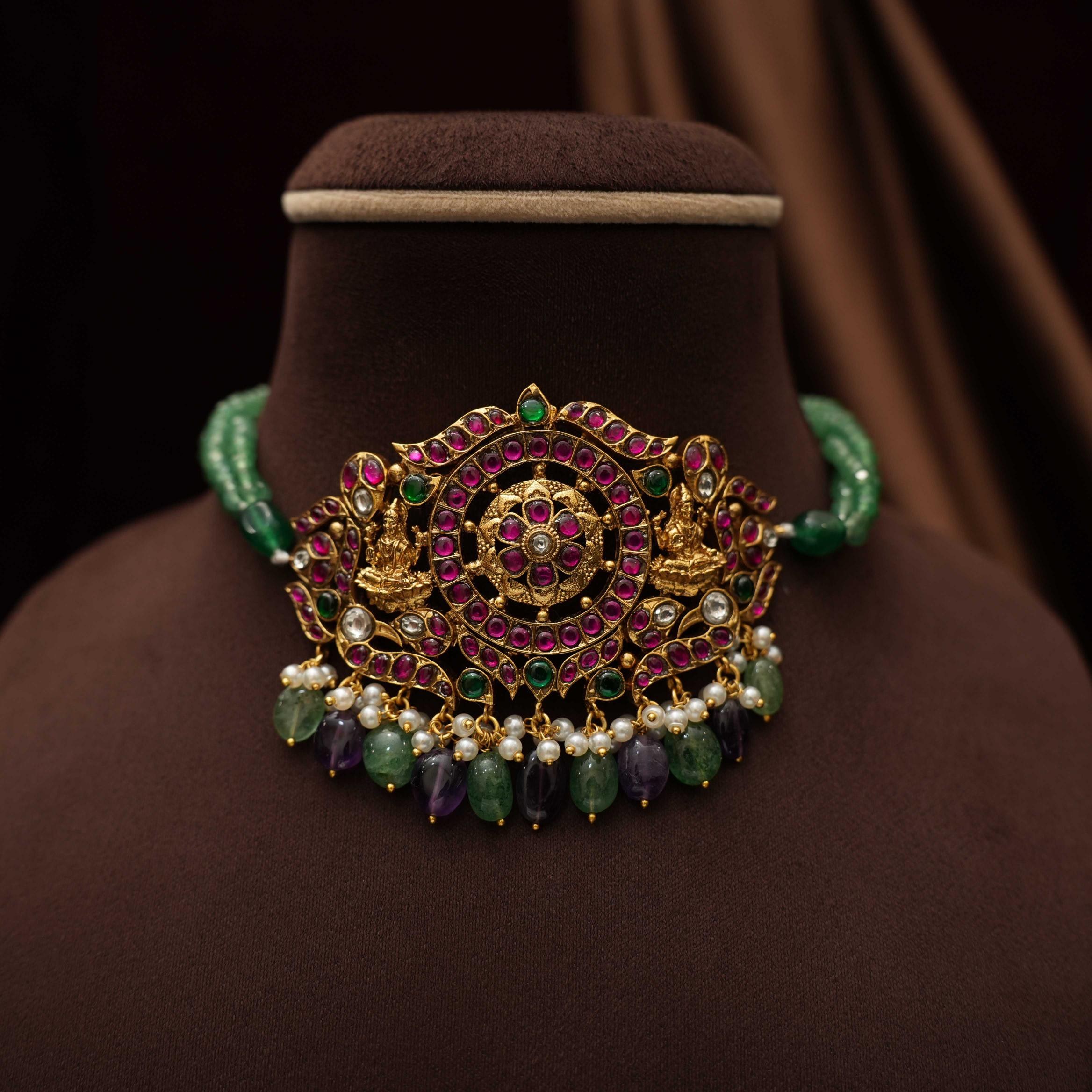Thea Polki Beaded Necklace