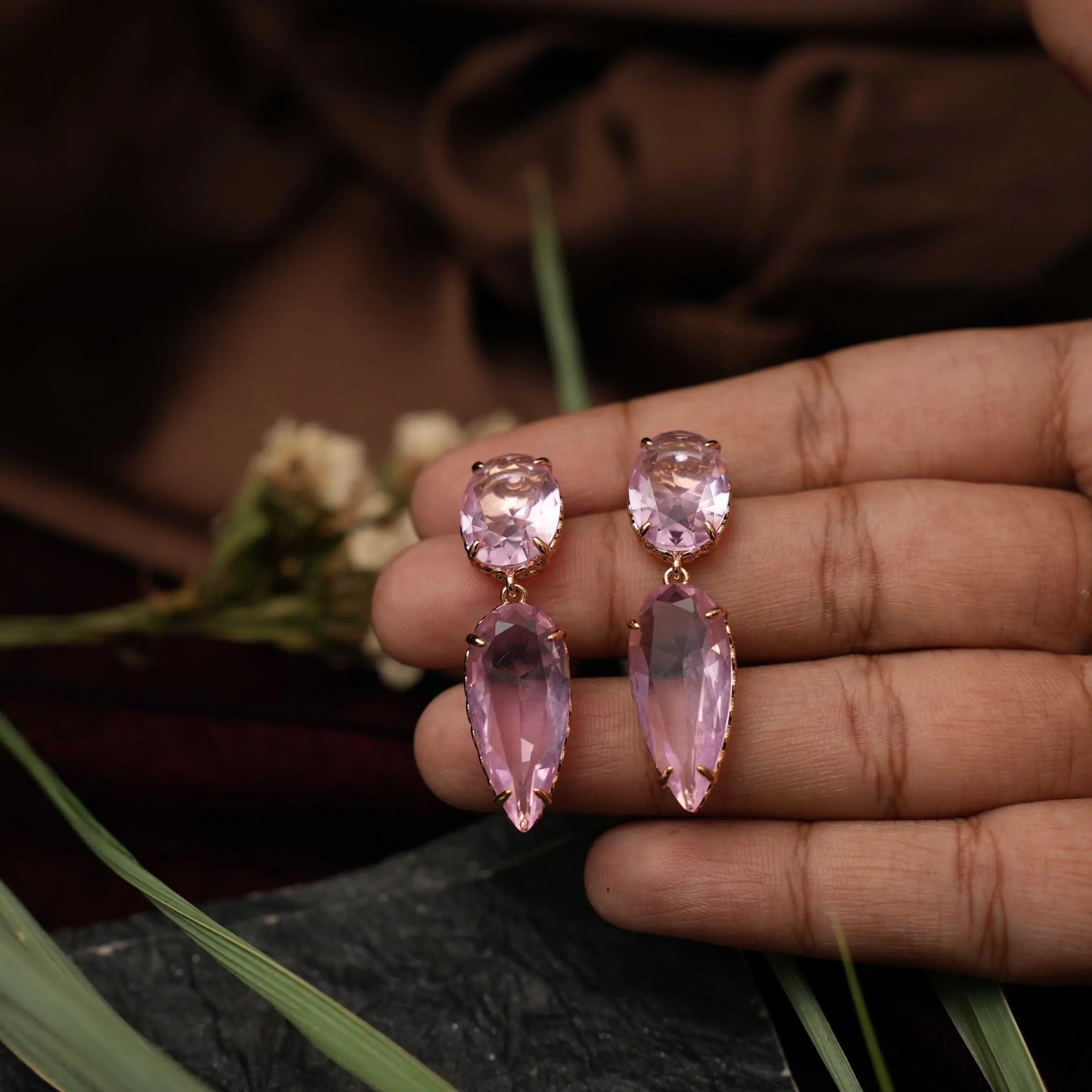 Thevika Zircon Designer Earrings