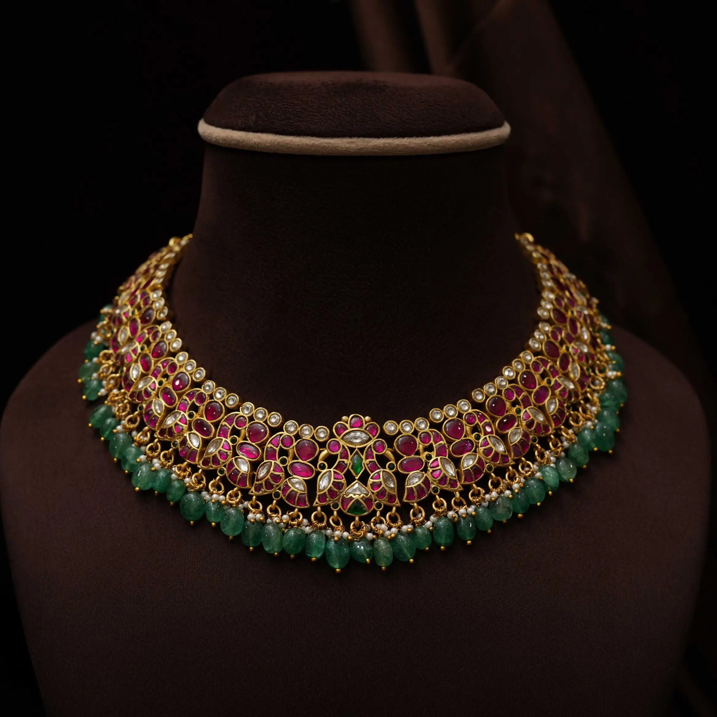 Thrithi Polki Necklace