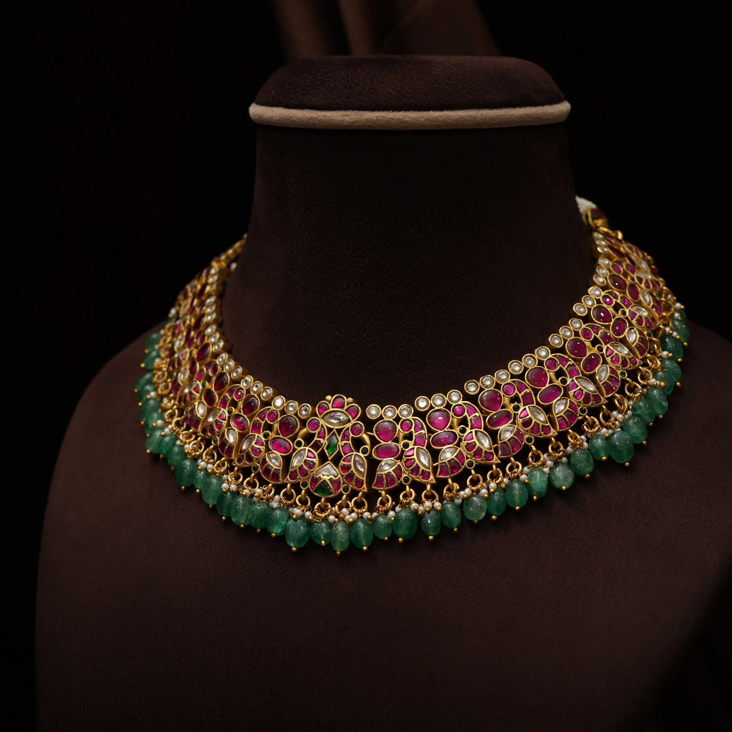 Thrithi Polki Necklace