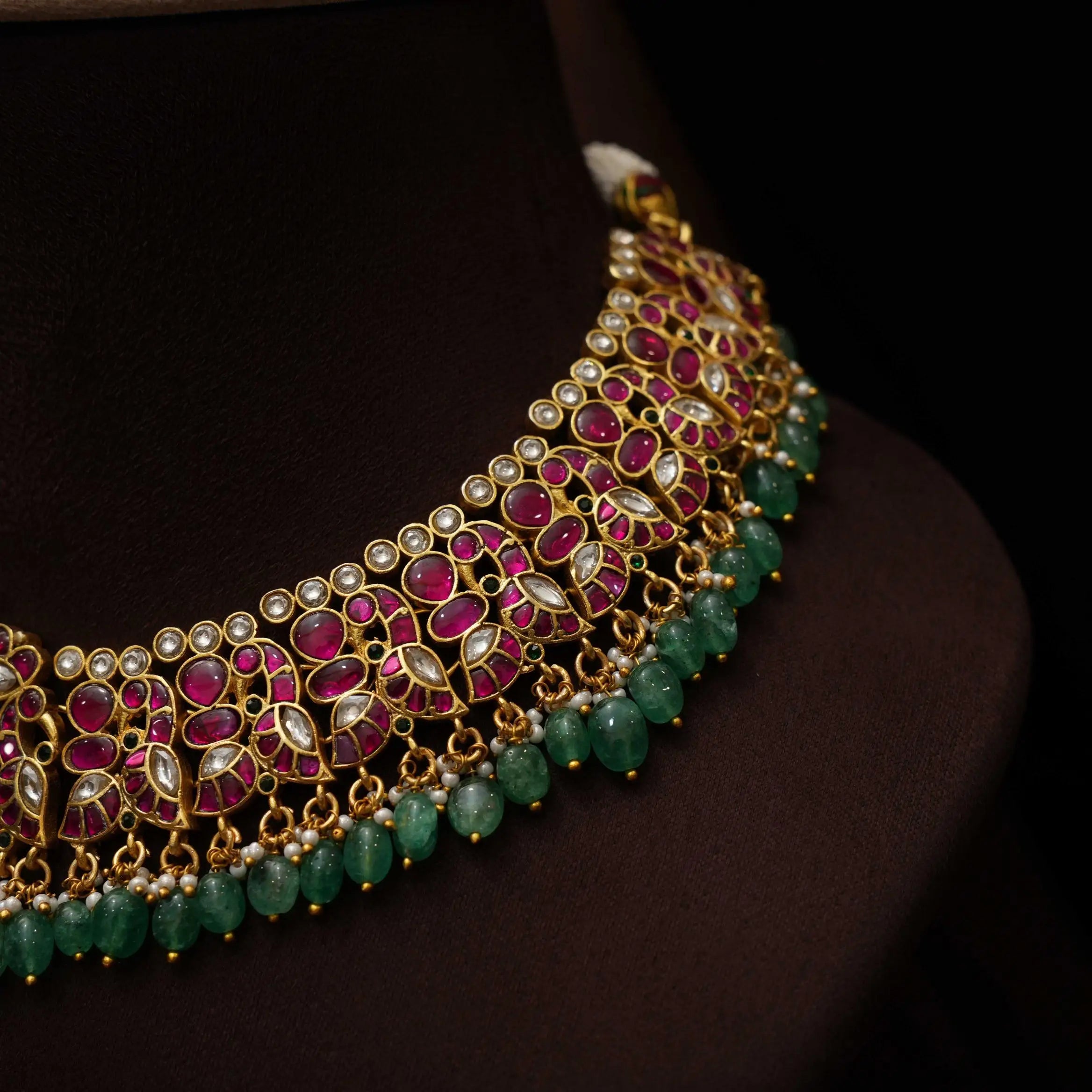 Thrithi Polki Necklace