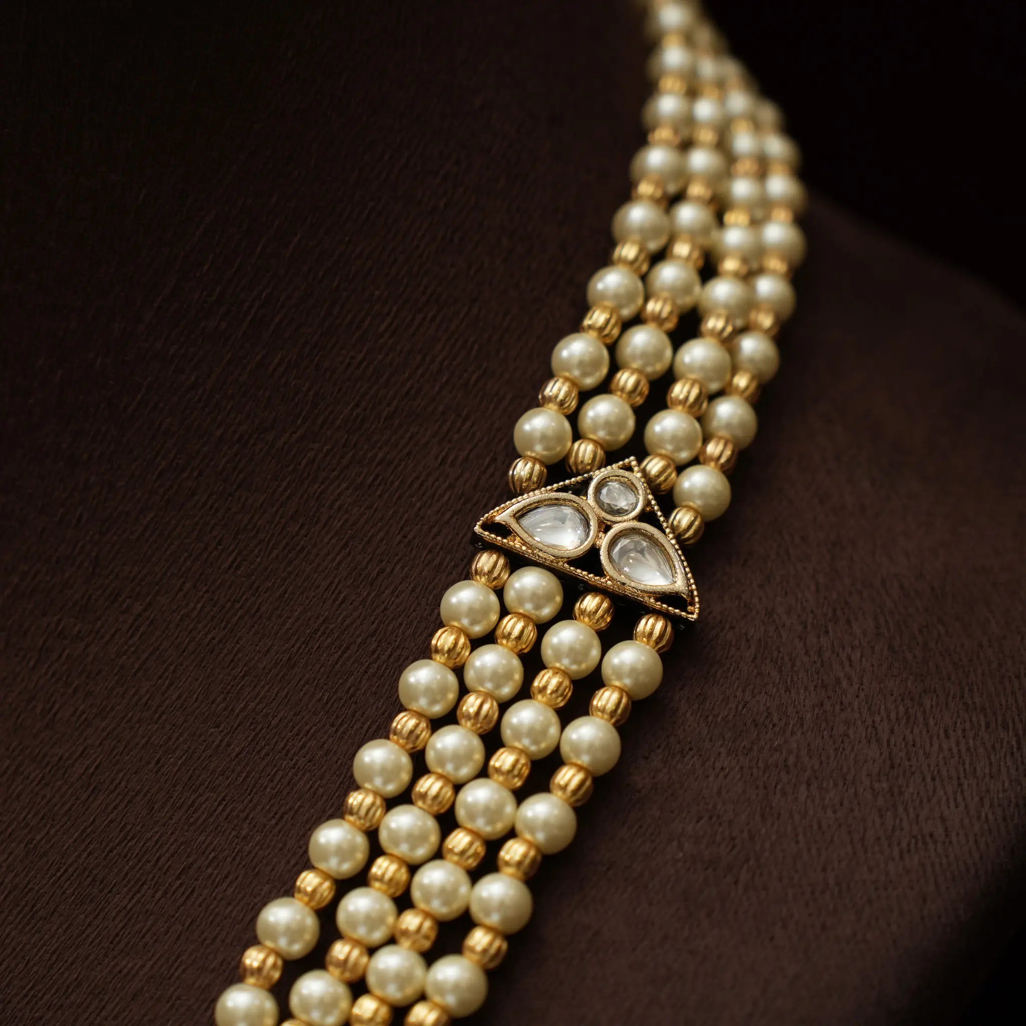 Tiffany Beaded Pearl Necklace