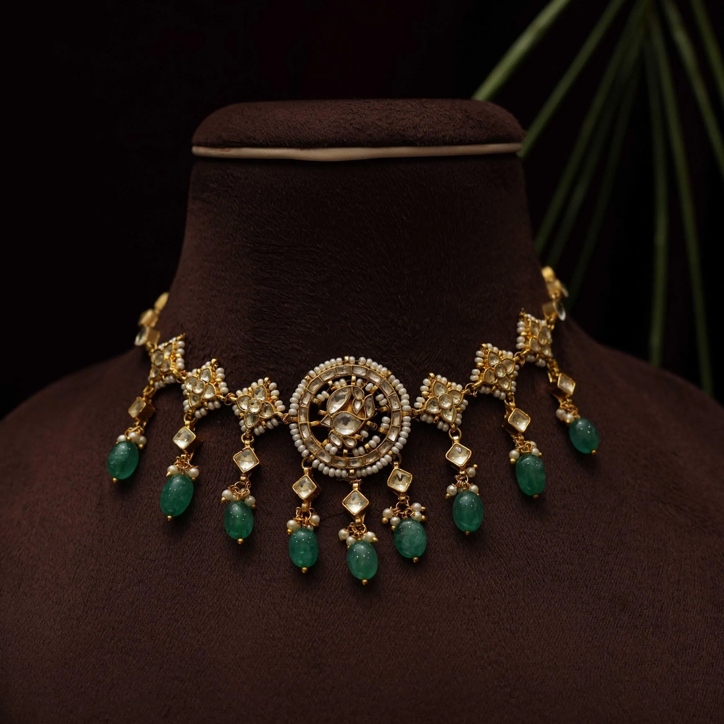 Tini Pearl Polki Necklace - Rimli Boutique