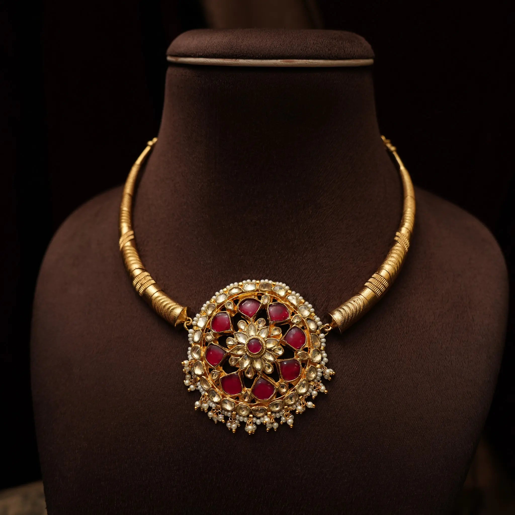 Tiya Antique Hasli Necklace