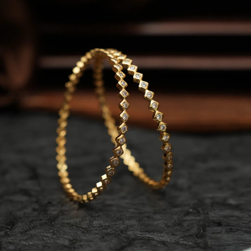 Tulia Zircon Bangles