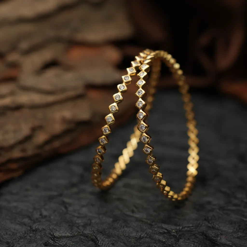 Tulia Zircon Bangles